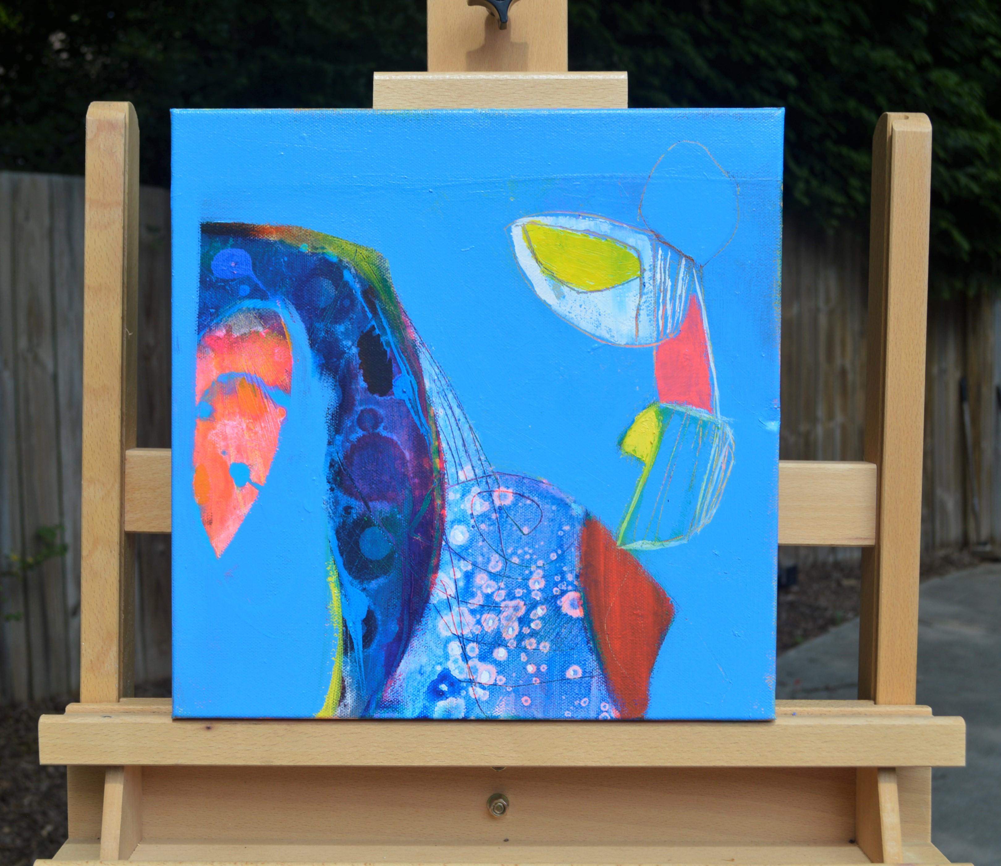 Cavallo di Carnevale, Pittura astratta - Painting Astratto di Patrick O'Boyle