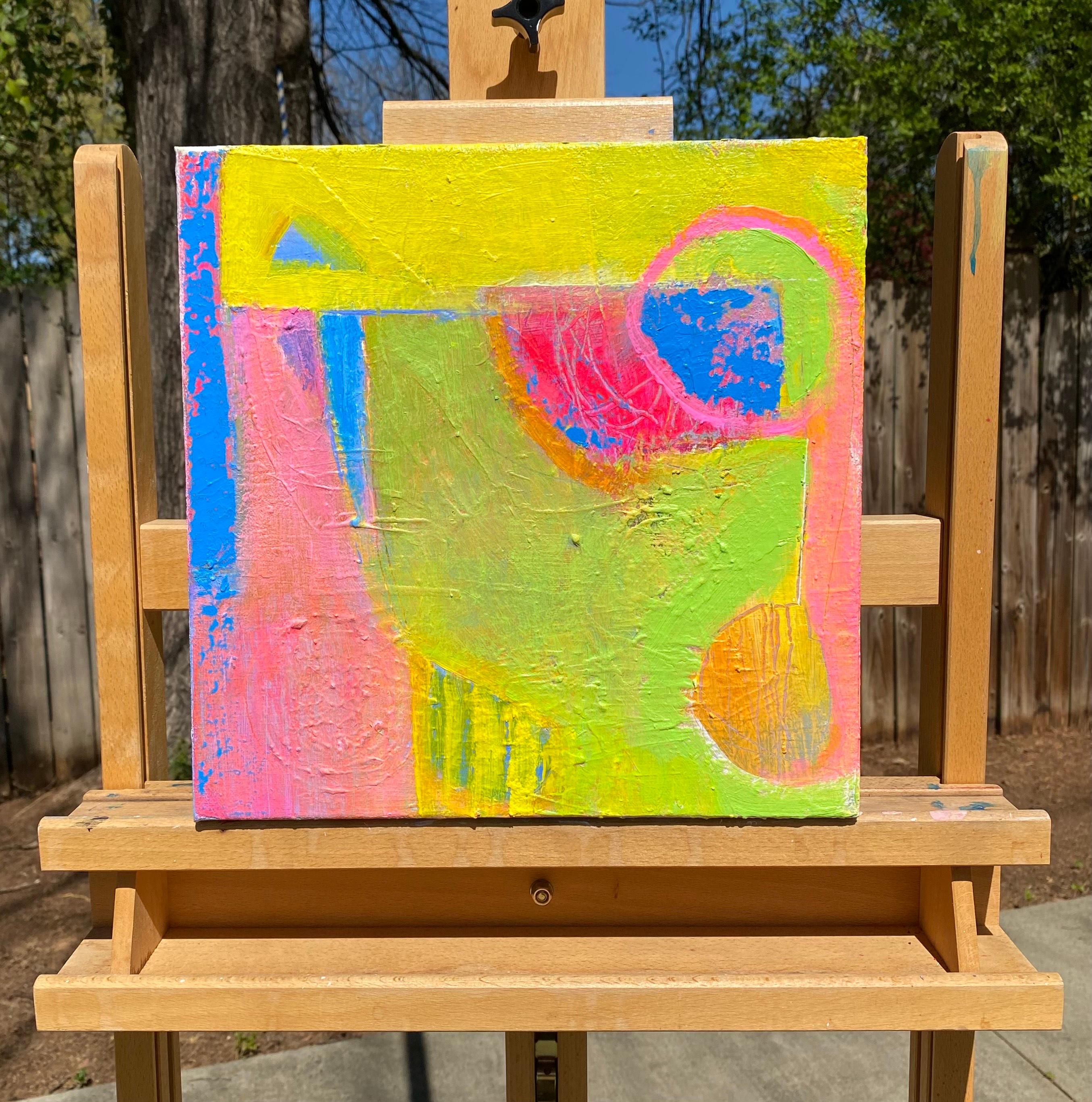 Spirito circense, pittura astratta - Painting Astratto di Patrick O'Boyle
