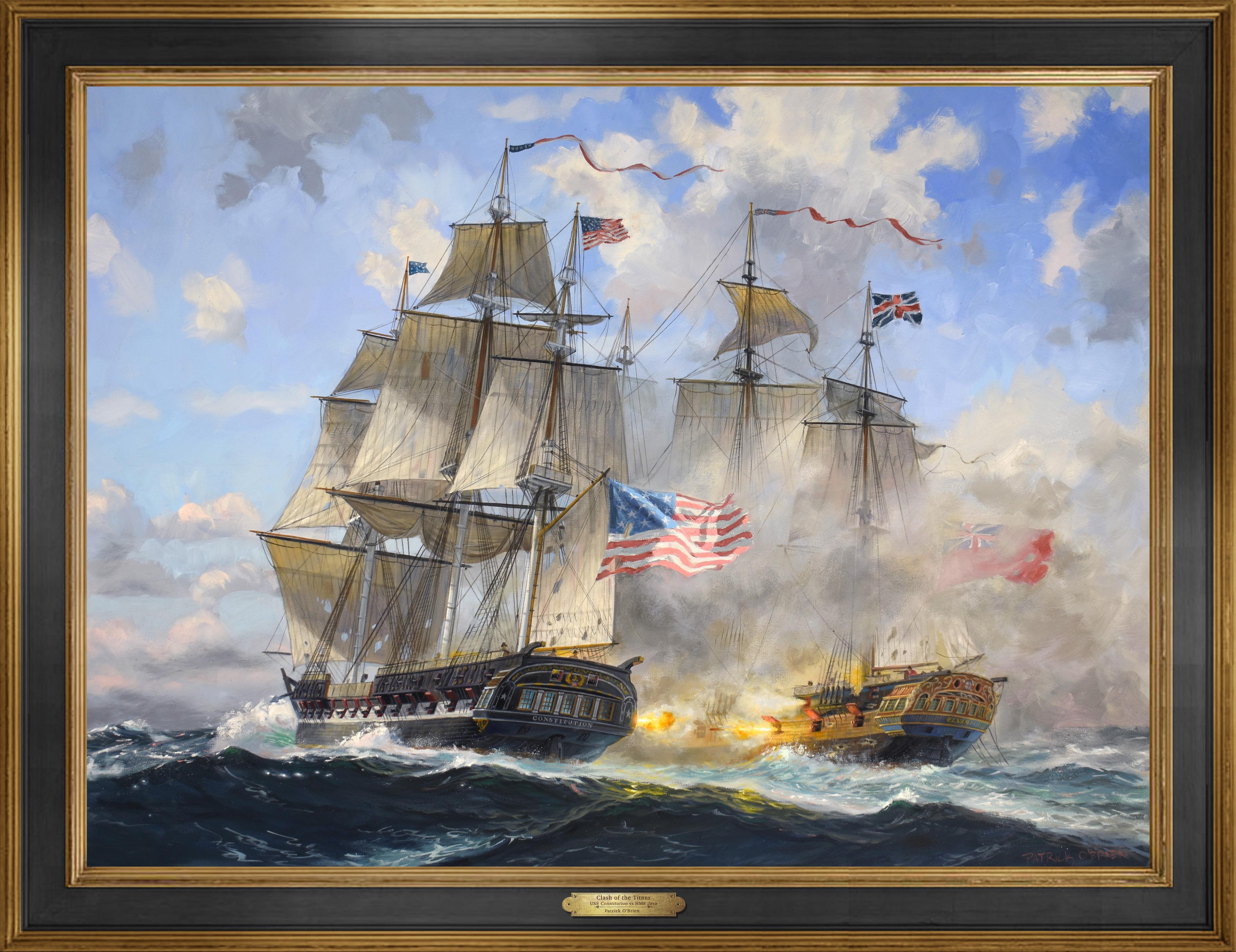 The Clash of the Titans - Painting di Patrick O'Brien