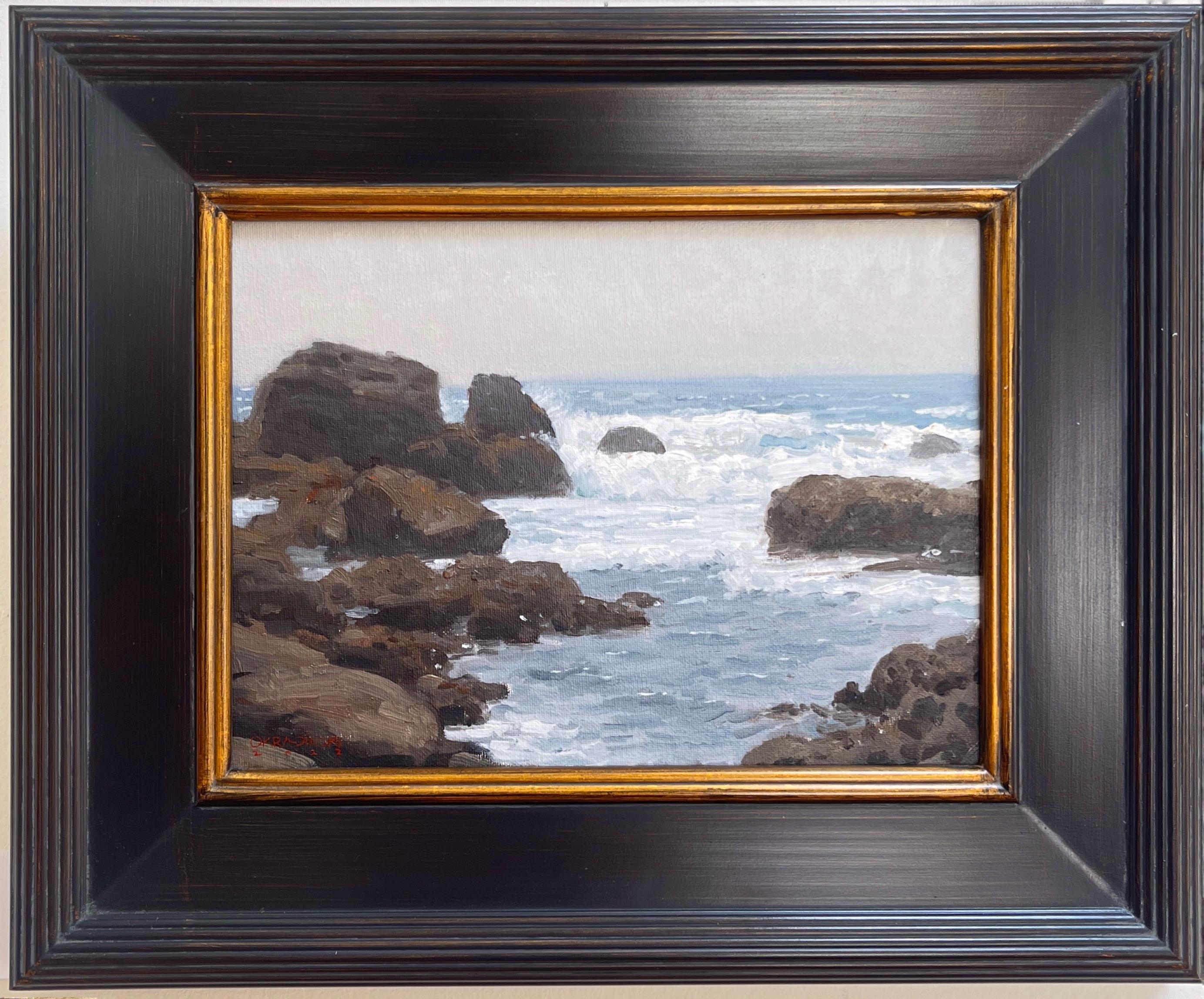 Patrick Okrasinski Landscape Painting - New England Coast