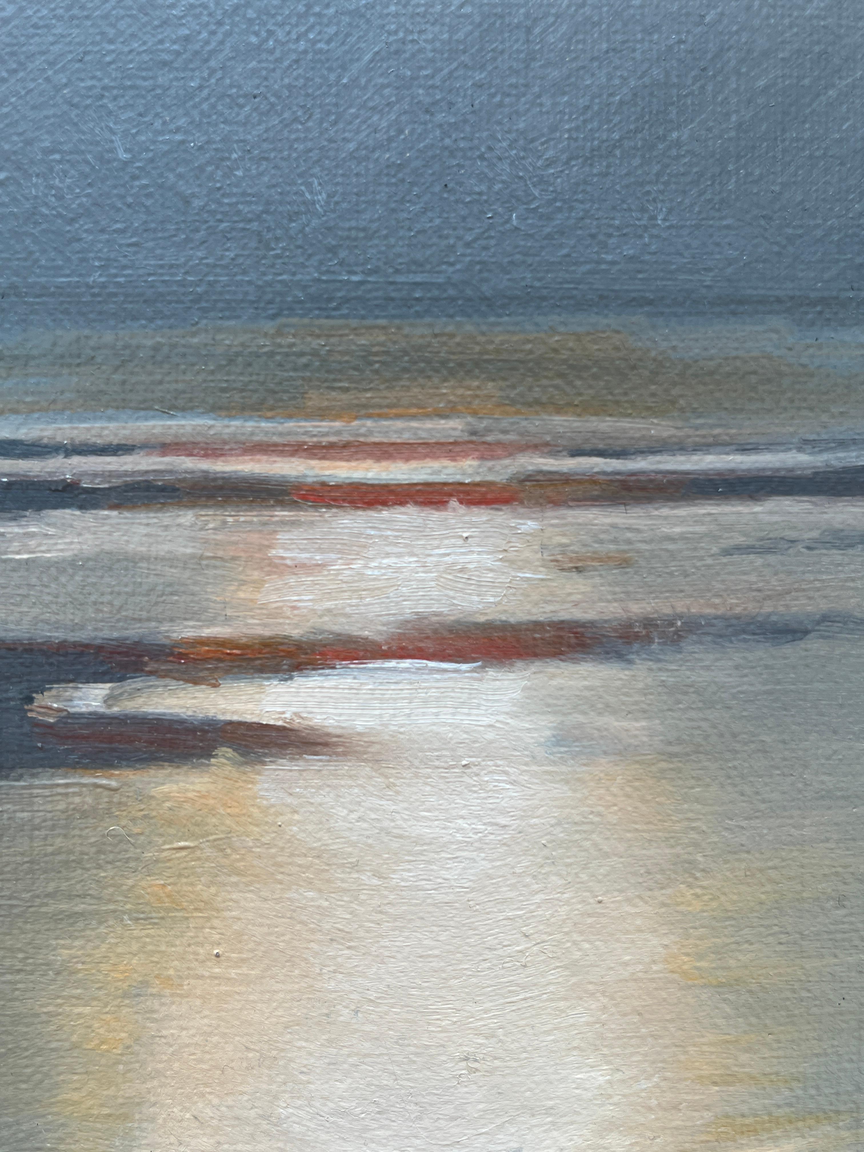Sunset on the Cape - American Realist Painting by Patrick Okrasinski
