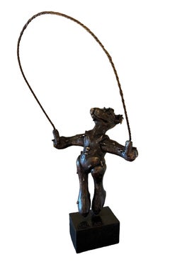 Bear with skipping rope