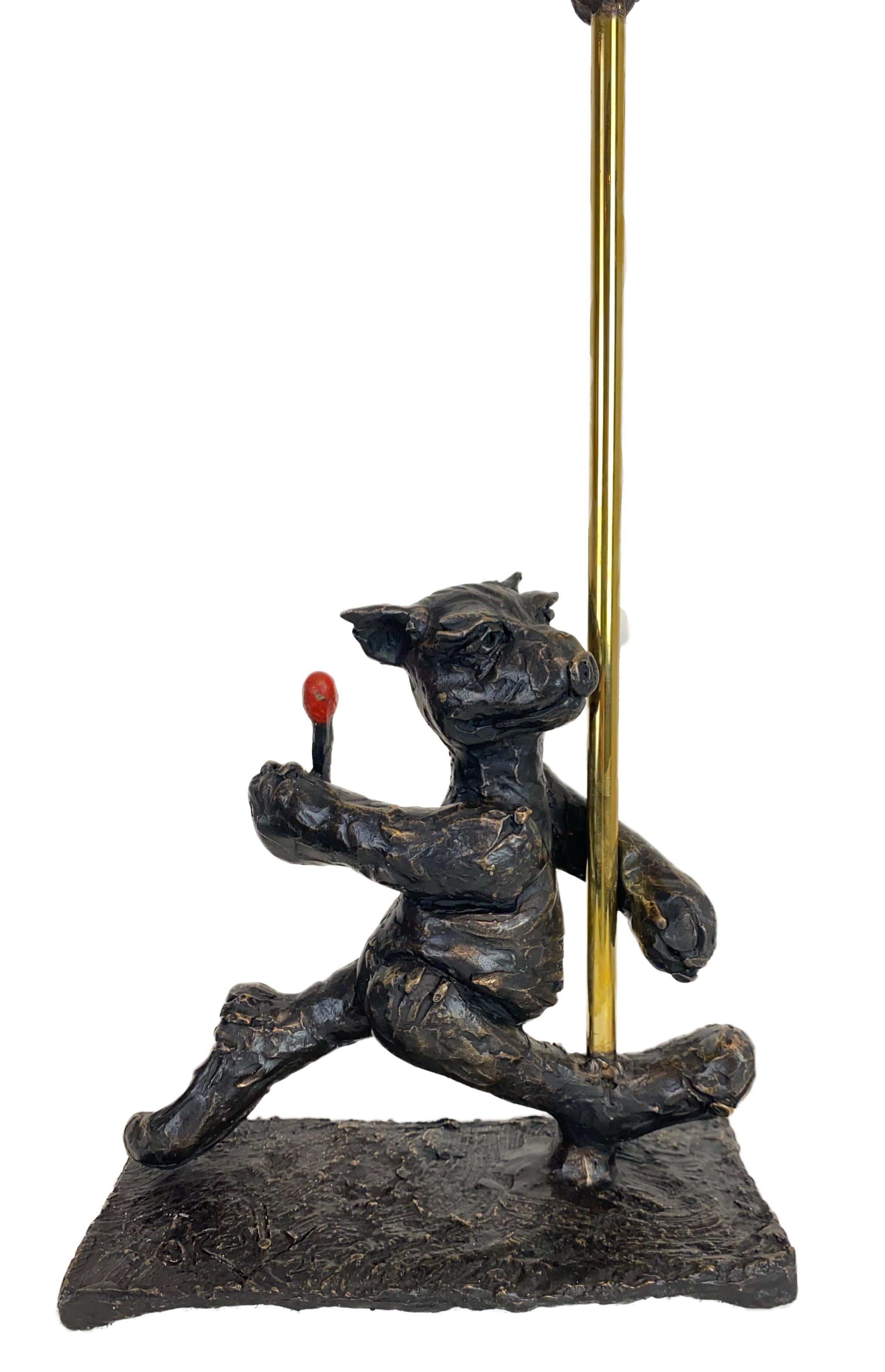 Better light a candle than curse the darkness - Contemporary Sculpture by Patrick O'Reilly