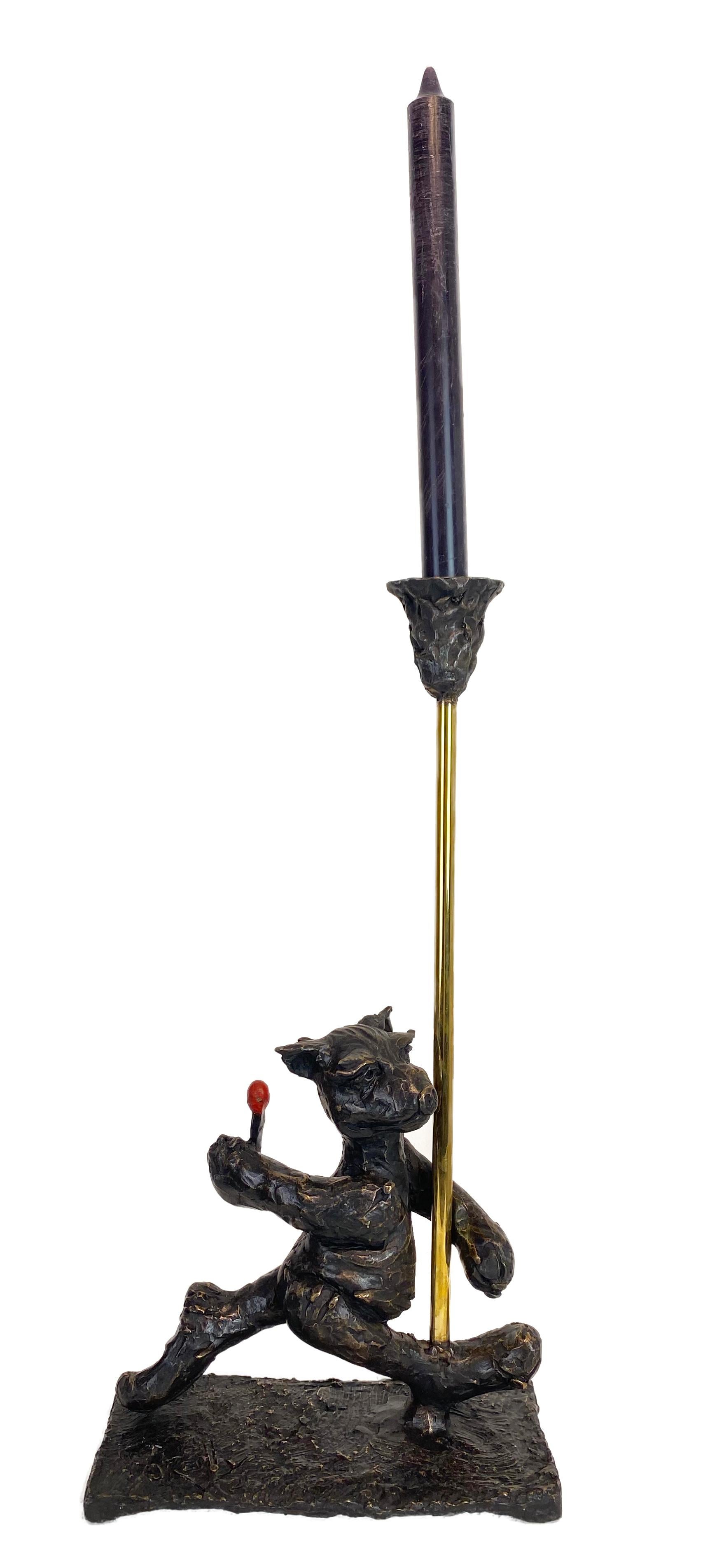 Patrick O'Reilly Abstract Sculpture - Better light a candle than curse the darkness