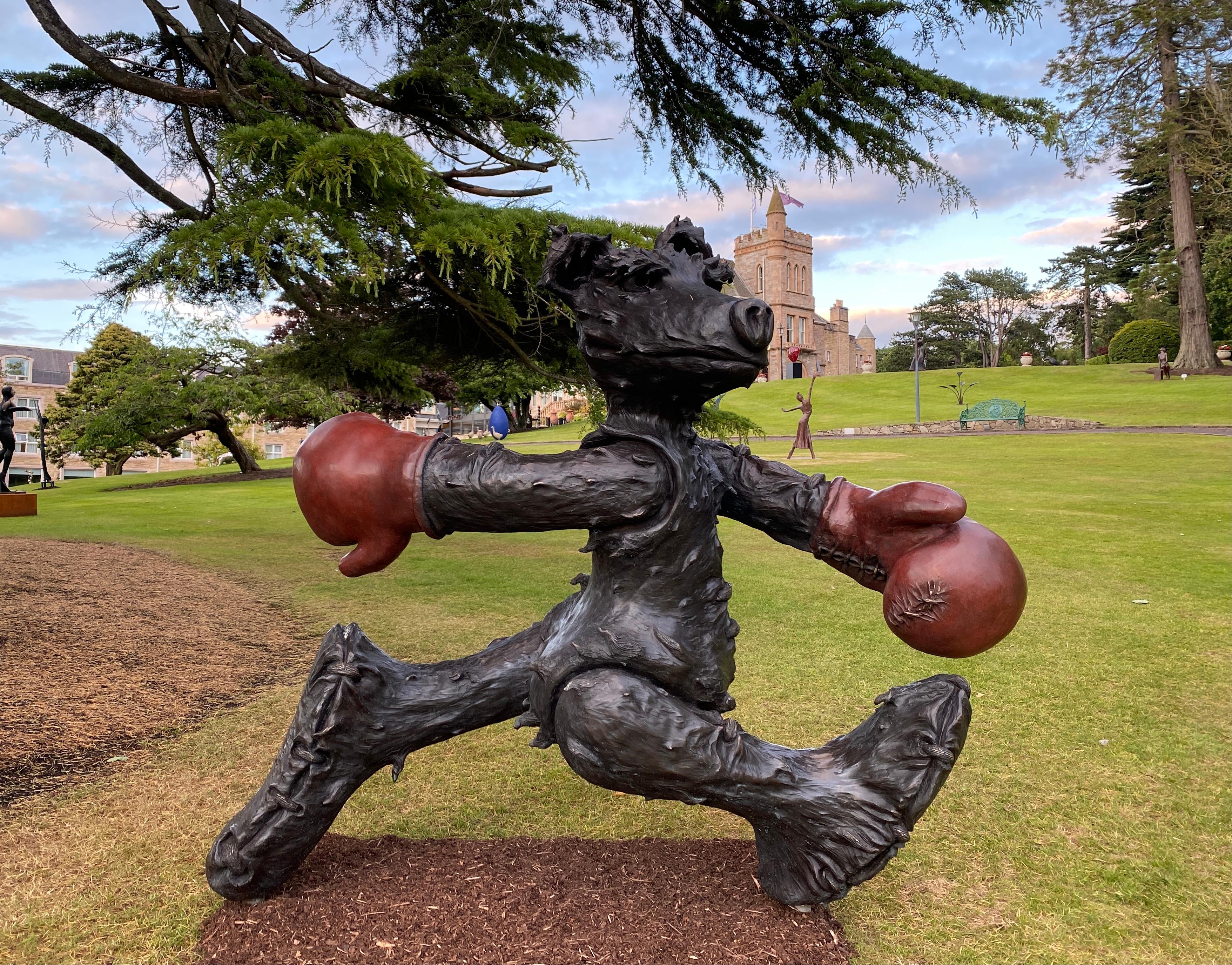 The Boxer - Contemporary Sculpture by Patrick O'Reilly