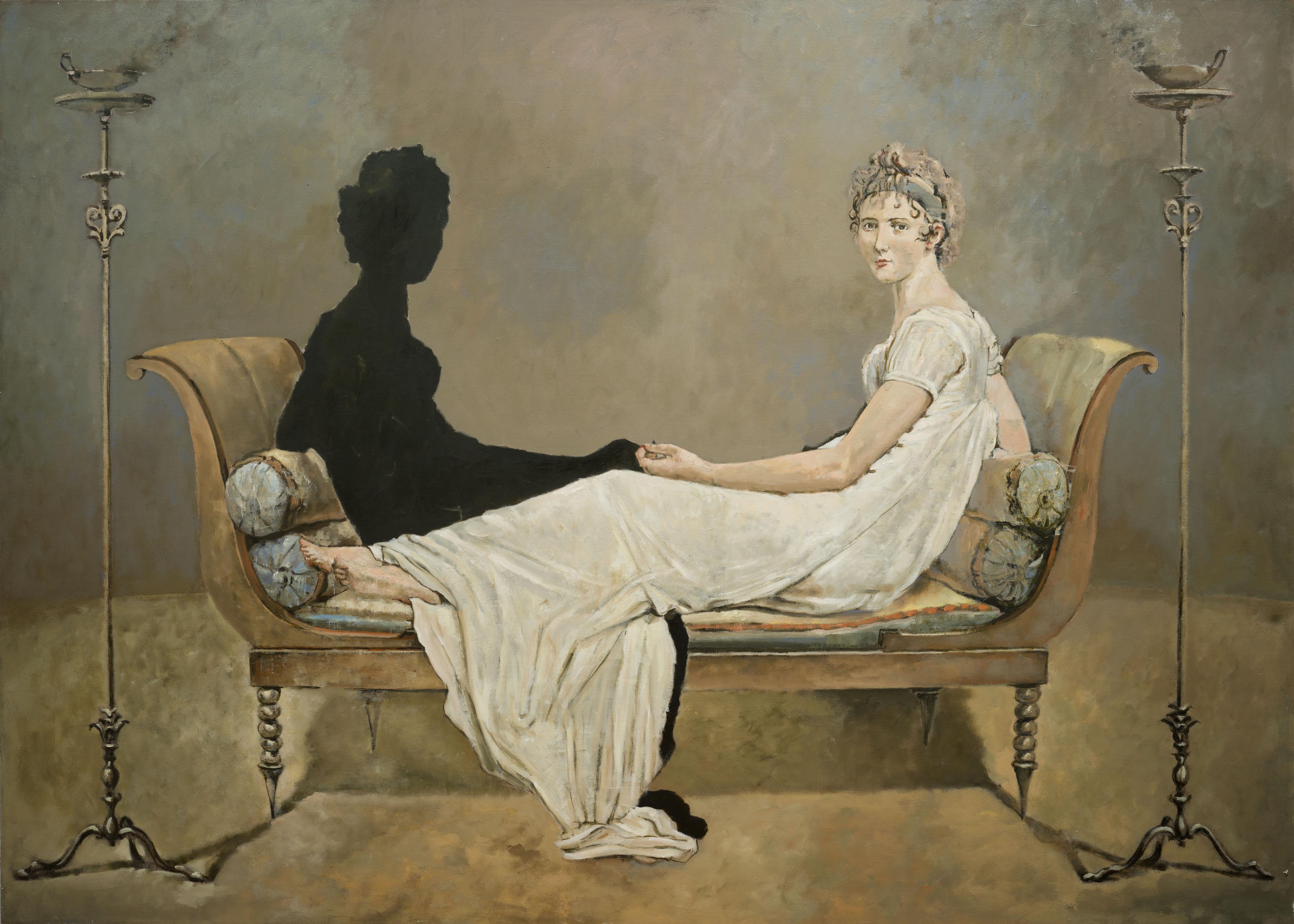 Conversation - Painting by Patrick Pietropoli