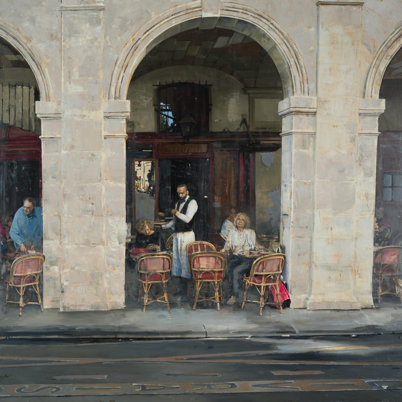 Patrick Pietropoli Figurative Painting - Entre deux arcades
