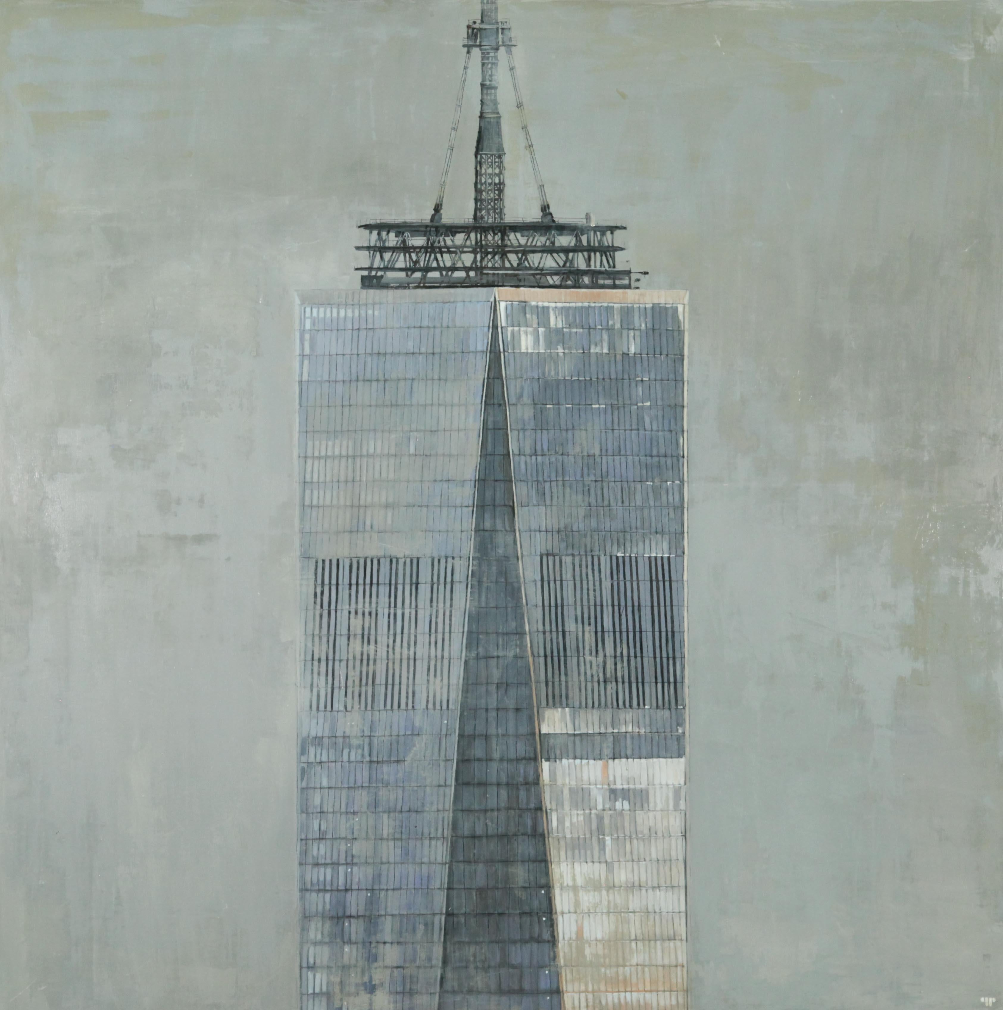 Patrick Pietropoli Figurative Painting - Freedom Tower