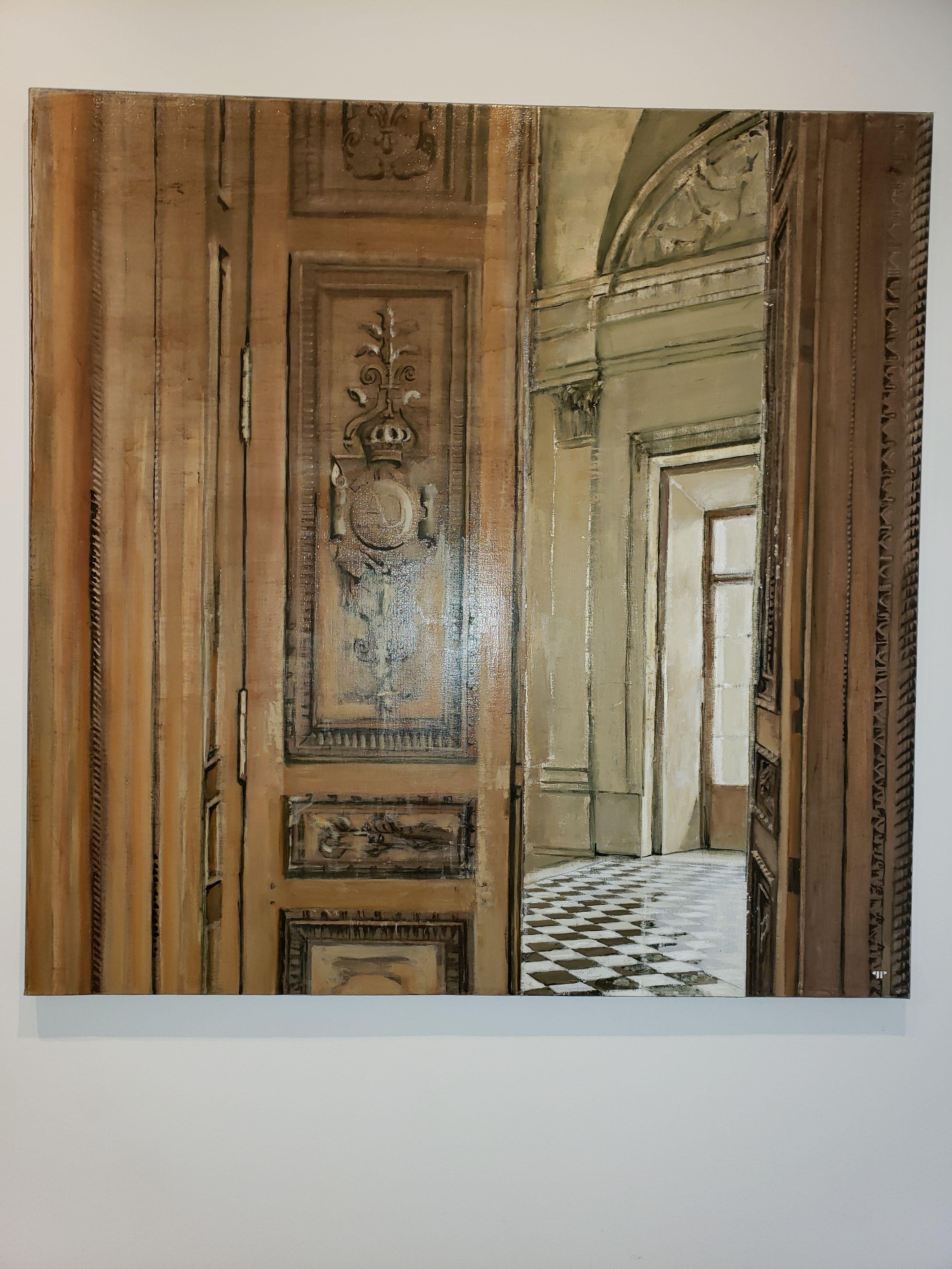 Behind the Door - Modern Print by Patrick Pietropoli