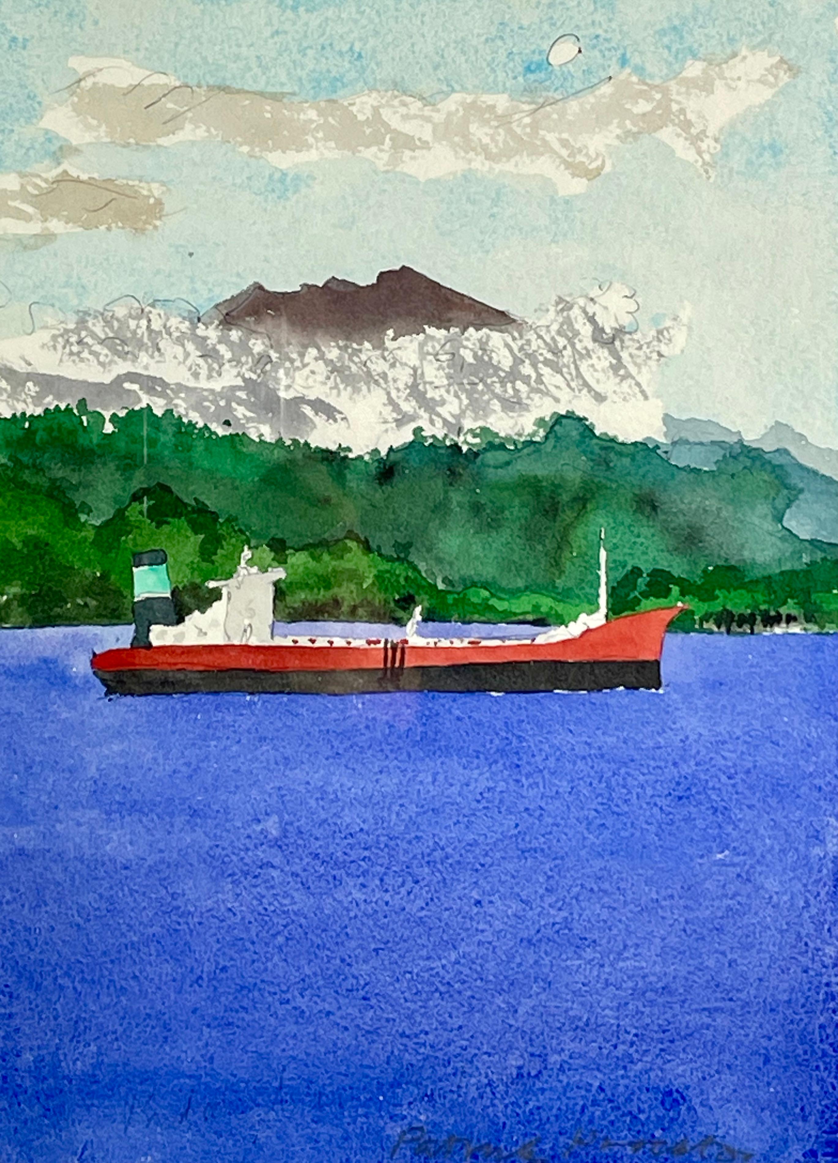 Patrick Procktor RA RE RWS, Britisch (1936-2003 ) Aquarell C 1990 (Moderne der Mitte des Jahrhunderts) im Angebot