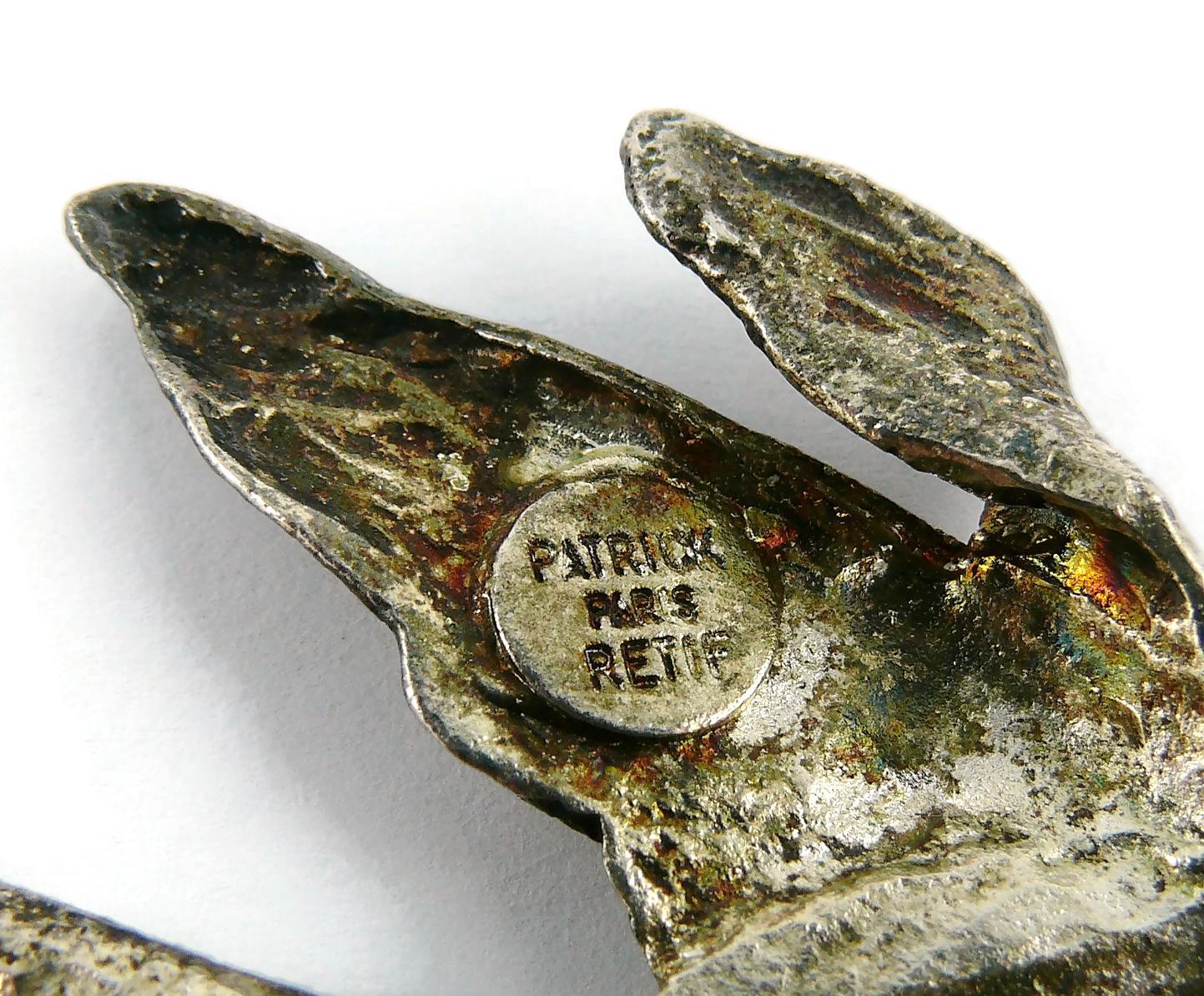  Patrick Retif Broche oiseau vintage ornée de bijoux Pour femmes 