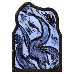 Patrick Reyntiens (2010) 'Eels, Eels' Stained Glass Window Hanging