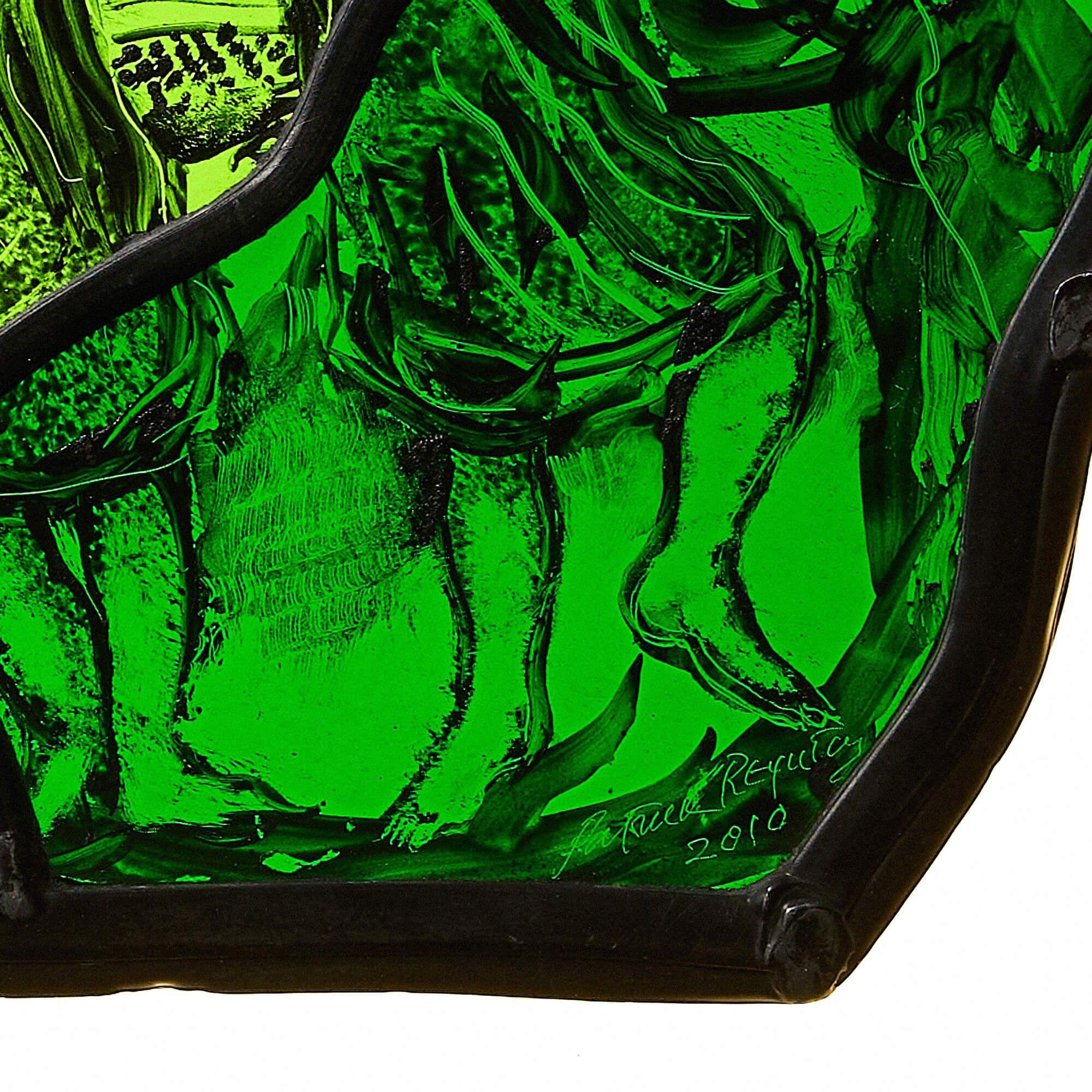Modern Patrick Reyntiens (2010) 'Grape Pickin' All The Time!' Stained Glass Panel For Sale