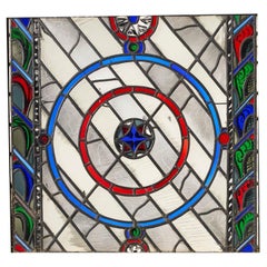 Patrick Reyntiens 'B.1925' Ventana contemporánea de vidrio emplomado