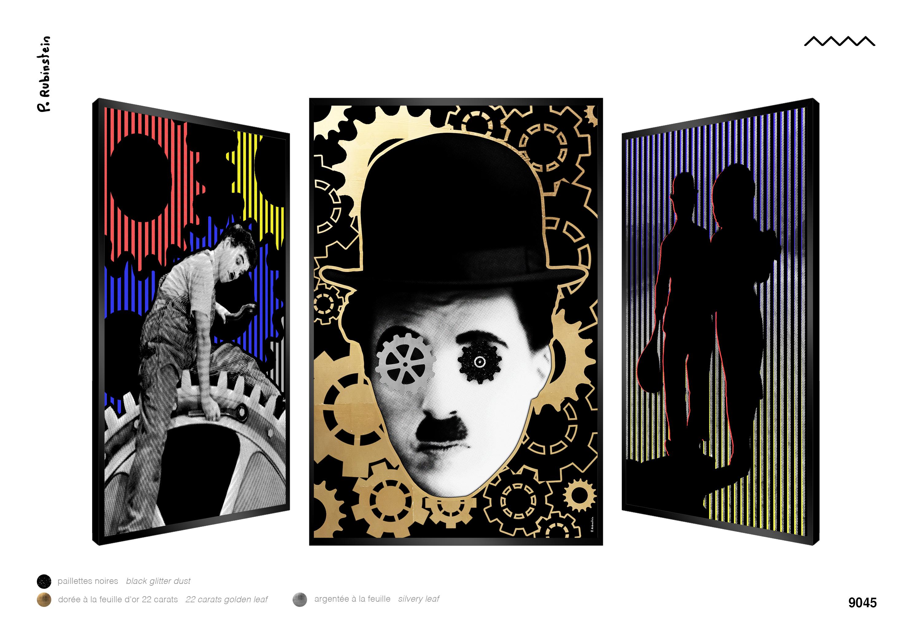 Chaplin Times  - Mixed Media Art by Patrick Rubinstein