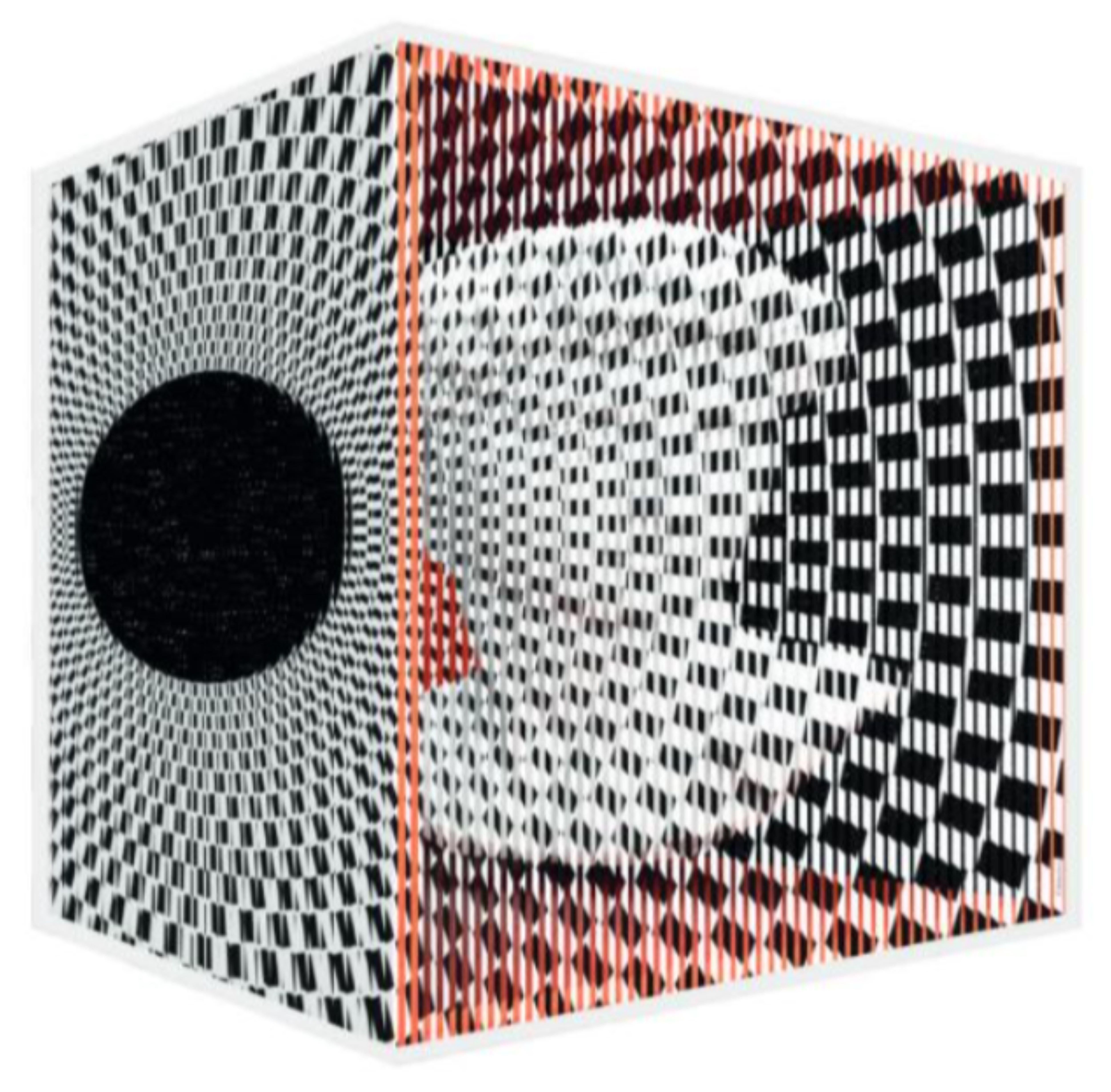 David en Boite - Kinetic Mixed Media Art by Patrick Rubinstein