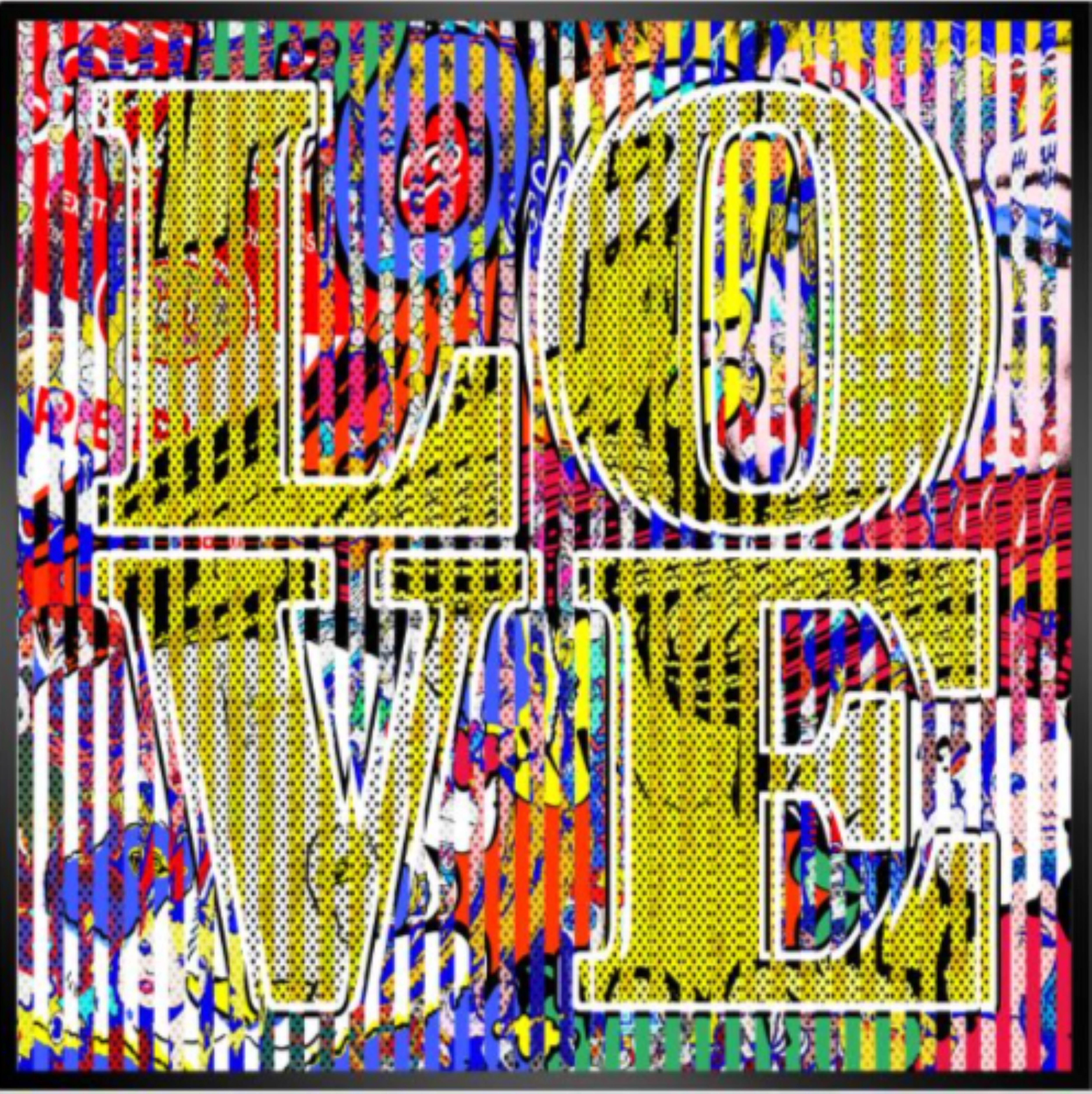 L'amour en Jaune - Mixed Media Art Cinético de Patrick Rubinstein
