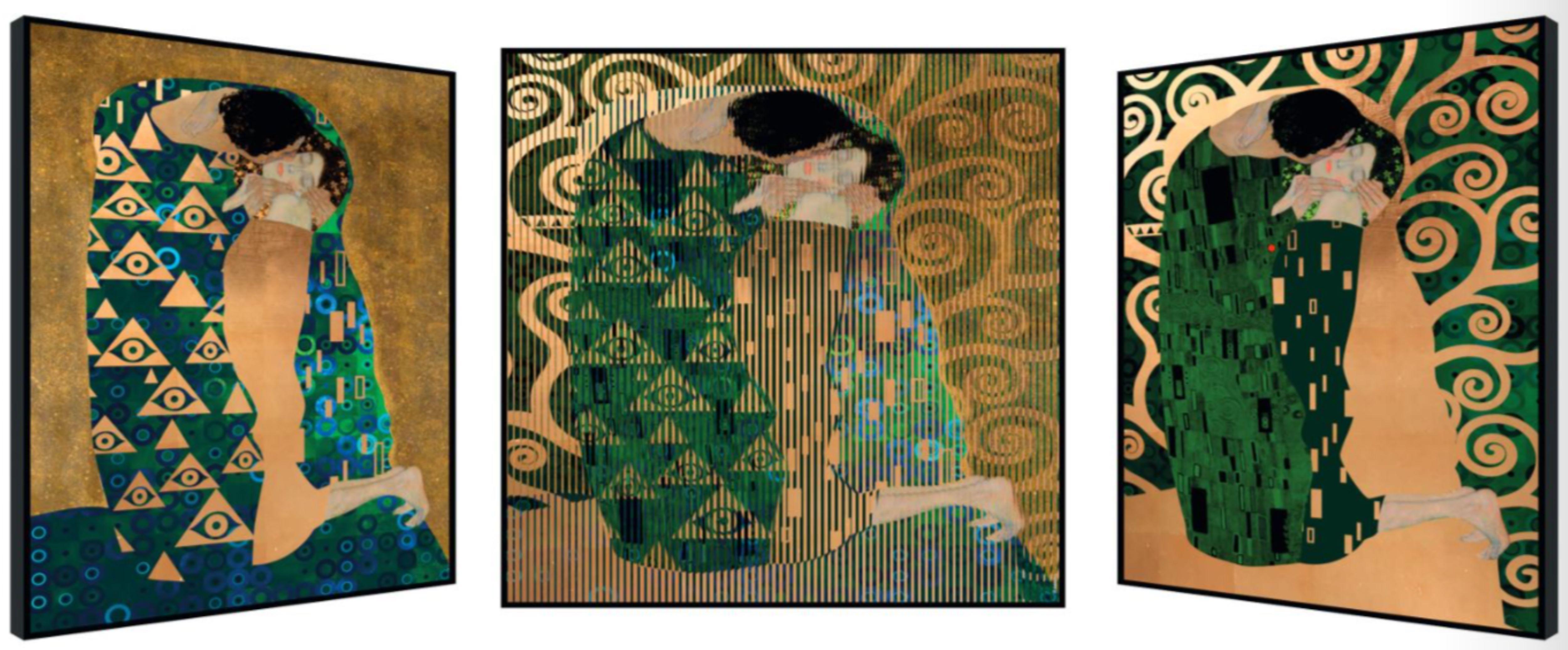 Kiss Saint Patrick's - Mixed Media Art de Patrick Rubinstein