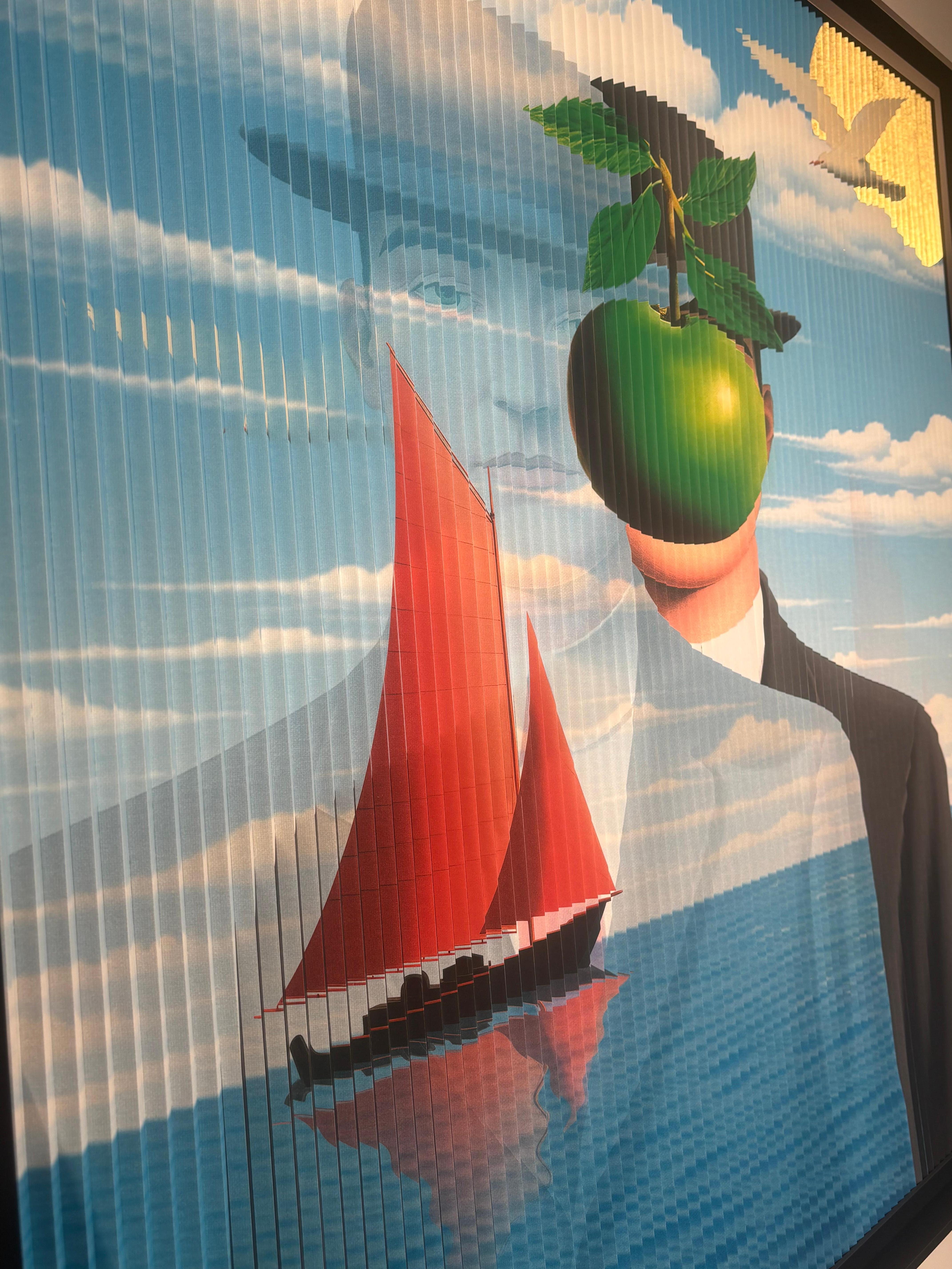 Mirage en Mer (Kinetisch), Painting, von Patrick Rubinstein