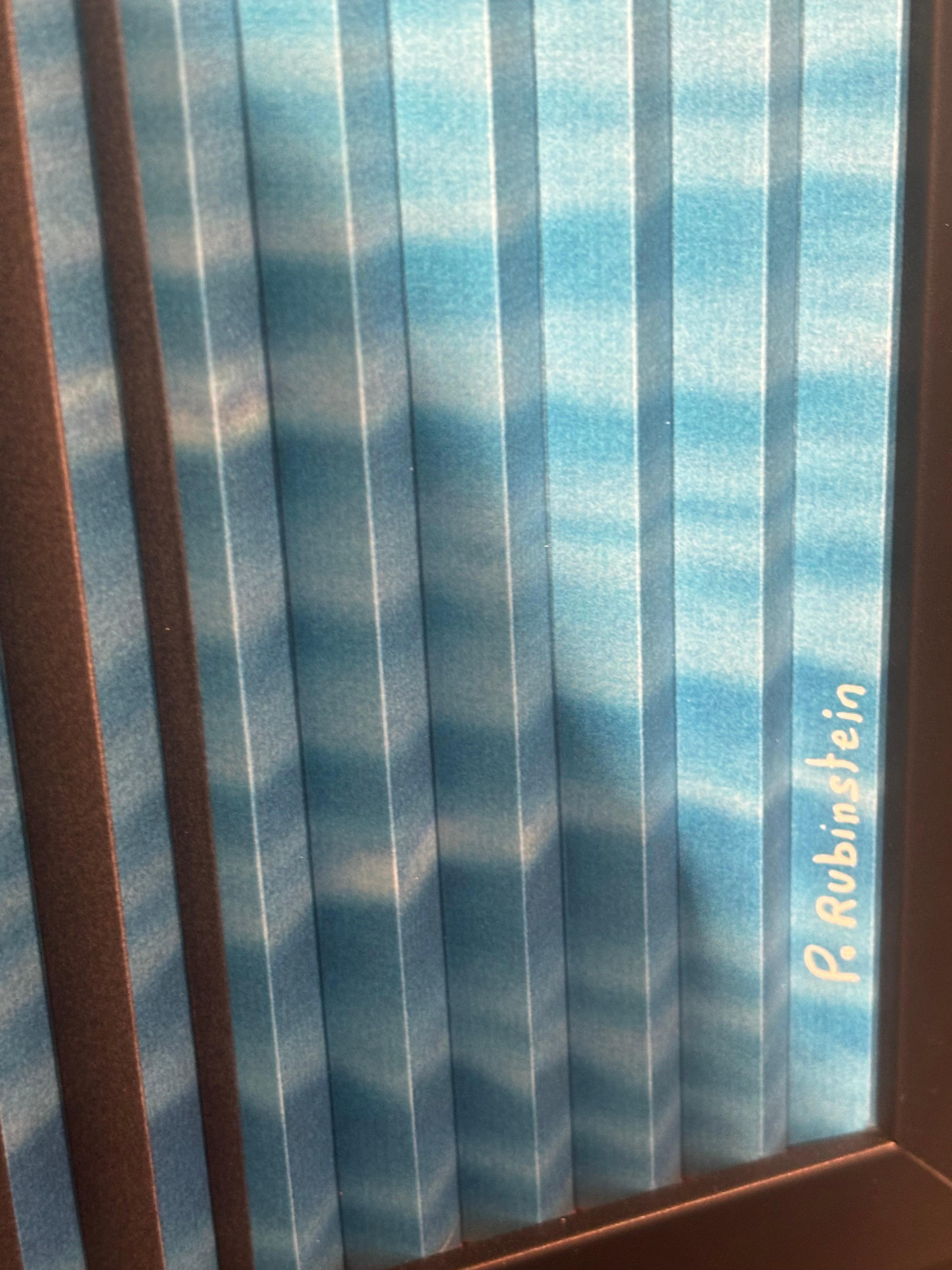 Mirage en Mer (Gold), Figurative Painting, von Patrick Rubinstein