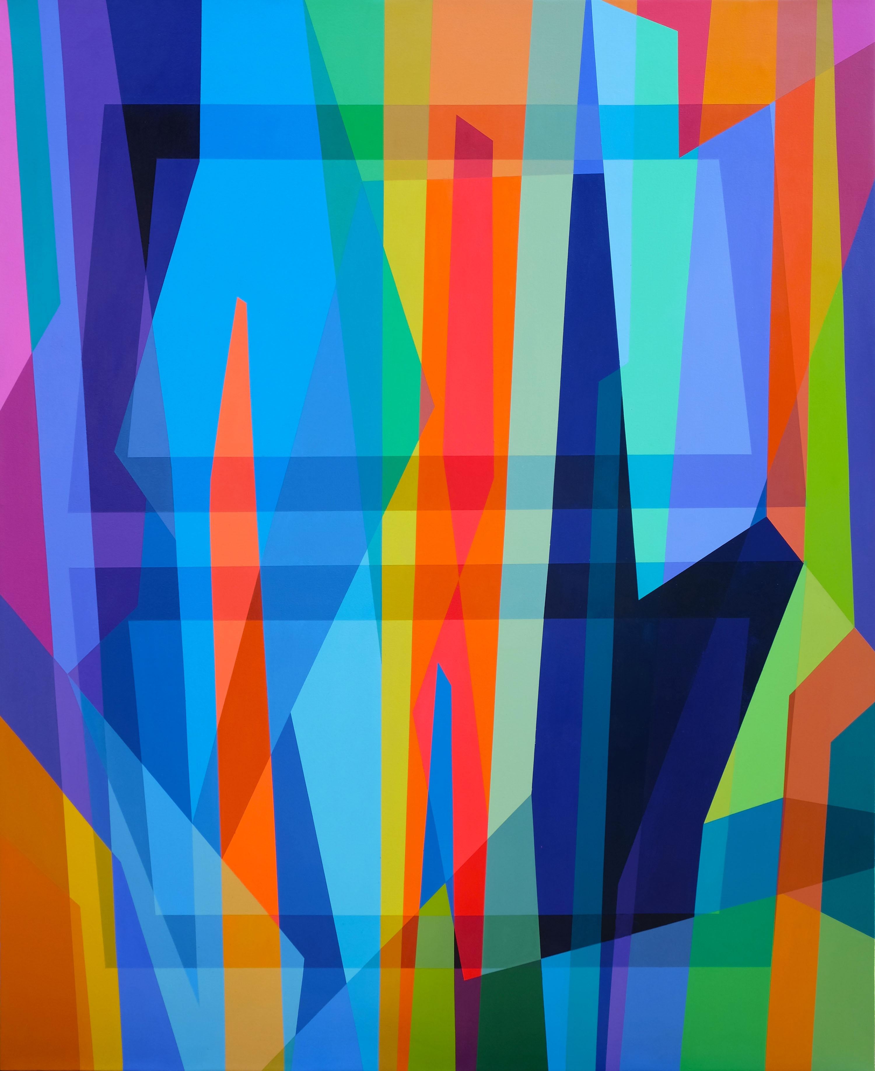 Patrick Schmidt Abstract Painting – Das Innere des Labyrinths