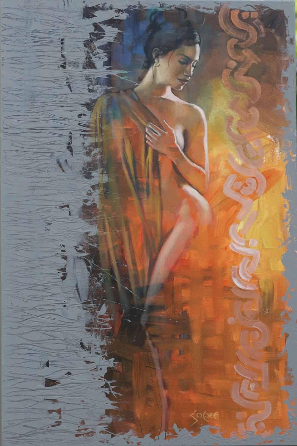 Fire Poetry, Original Painting - Mixed Media Art by Patrick Soper