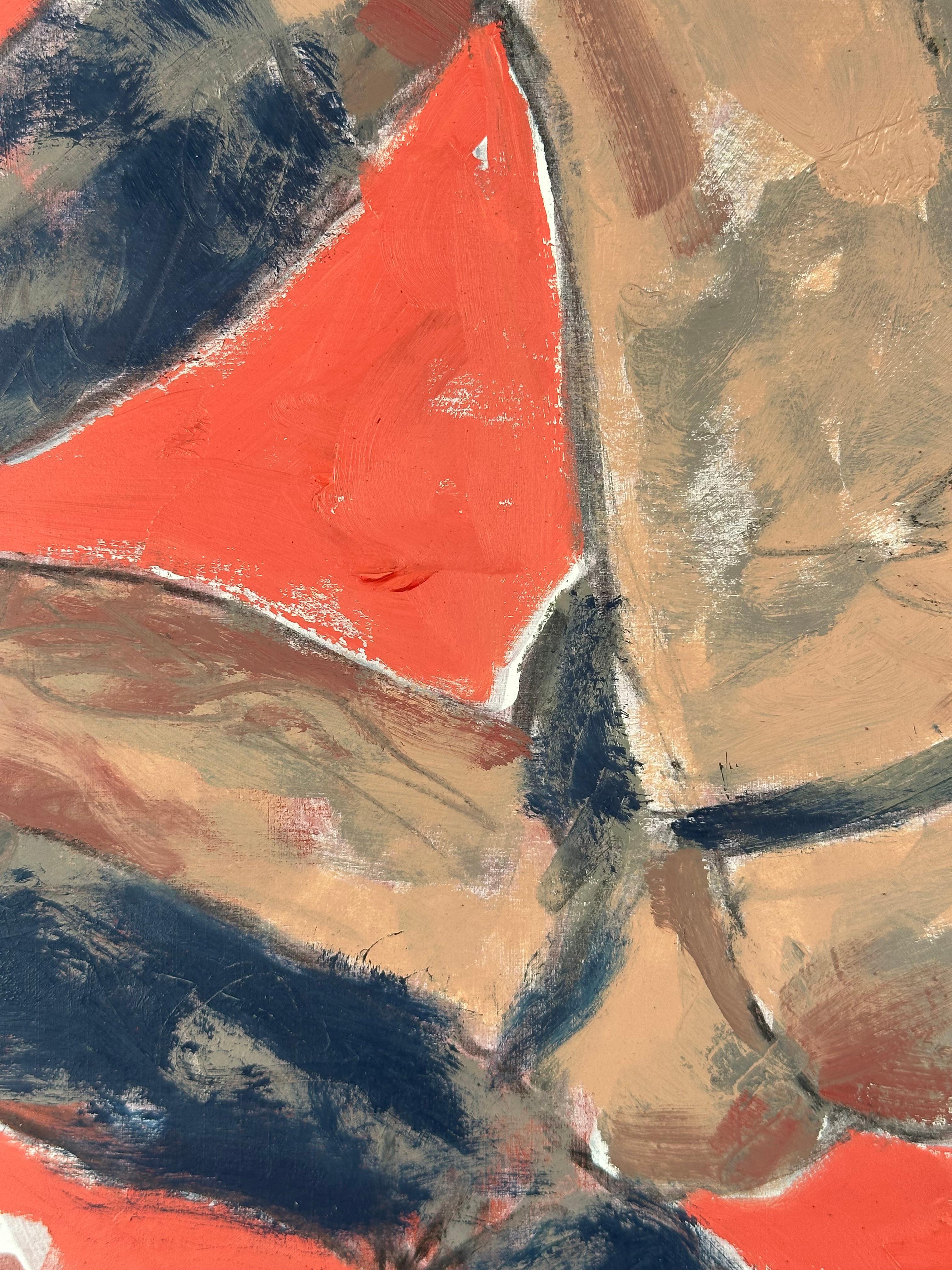 Engel IV (Leatherman Fetisch Gemälde) (Impressionismus), Painting, von Patrick Terenchin