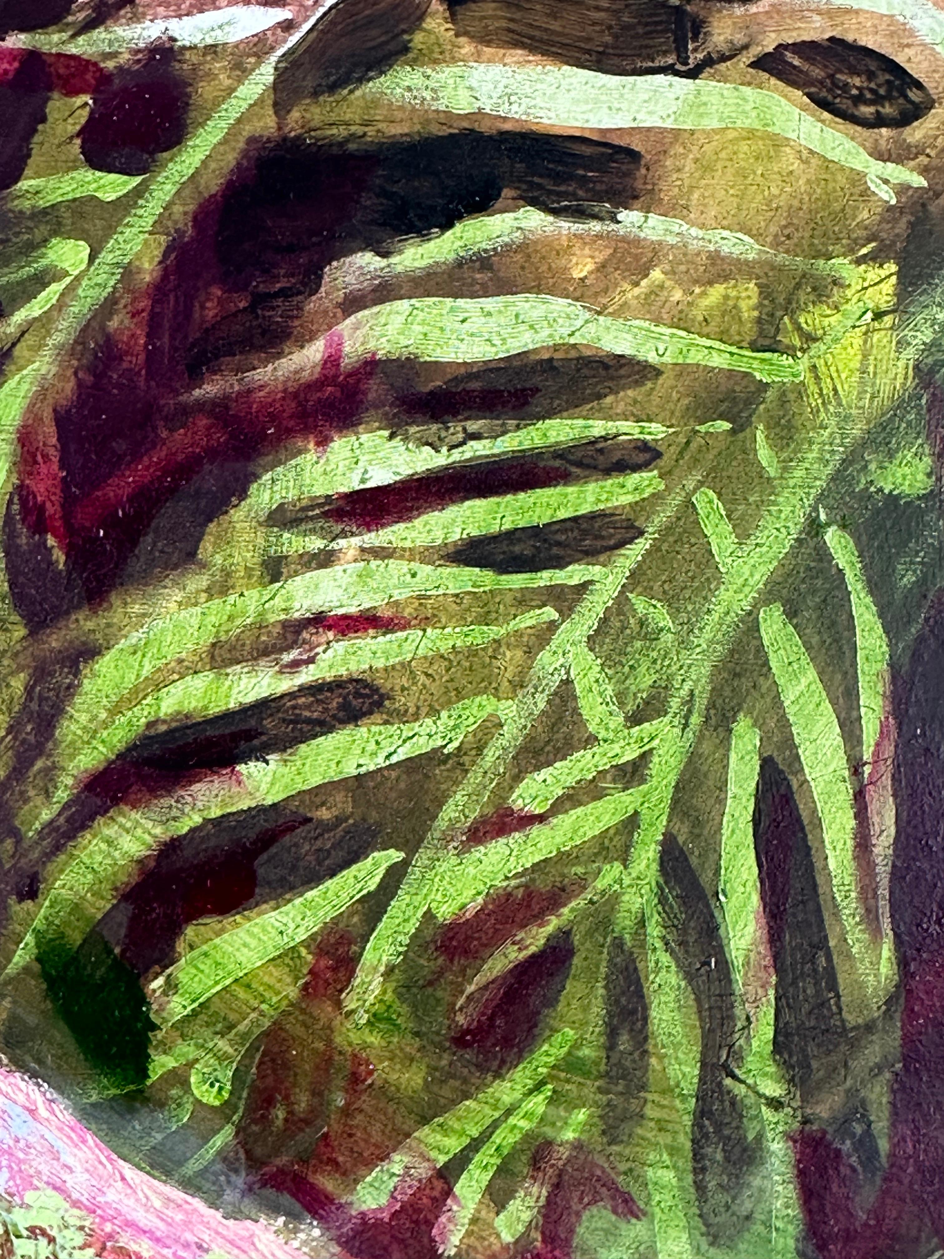 Brendan (Hammock) Reclining Male Figure Painting For Sale 3