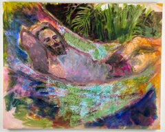 Brendan (Hammock) Reclining Male Figure Painting