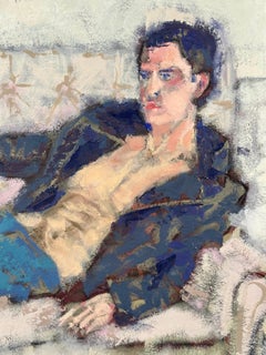 Portrait of Young Man Reclining
