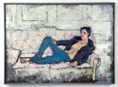 Ritratto di giovane uomo reclinato