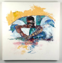 Victor (Portrait d'homme, peinture en piscine)