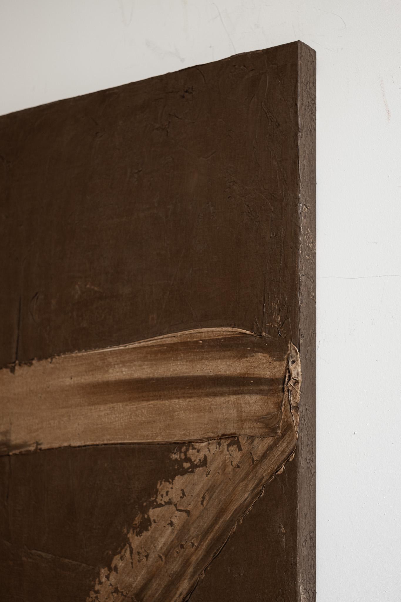 ABSTRACT Astratto contemporaneo Patrick van Riemsdijk Colori della terra Gestuale in vendita 1
