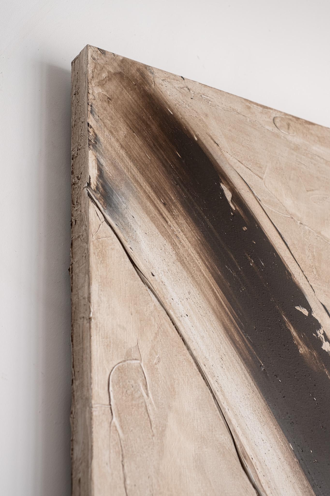 ABSTRACT Contemporary Abstract Patrick van Riemsdijk Earth colors Gestural For Sale 1