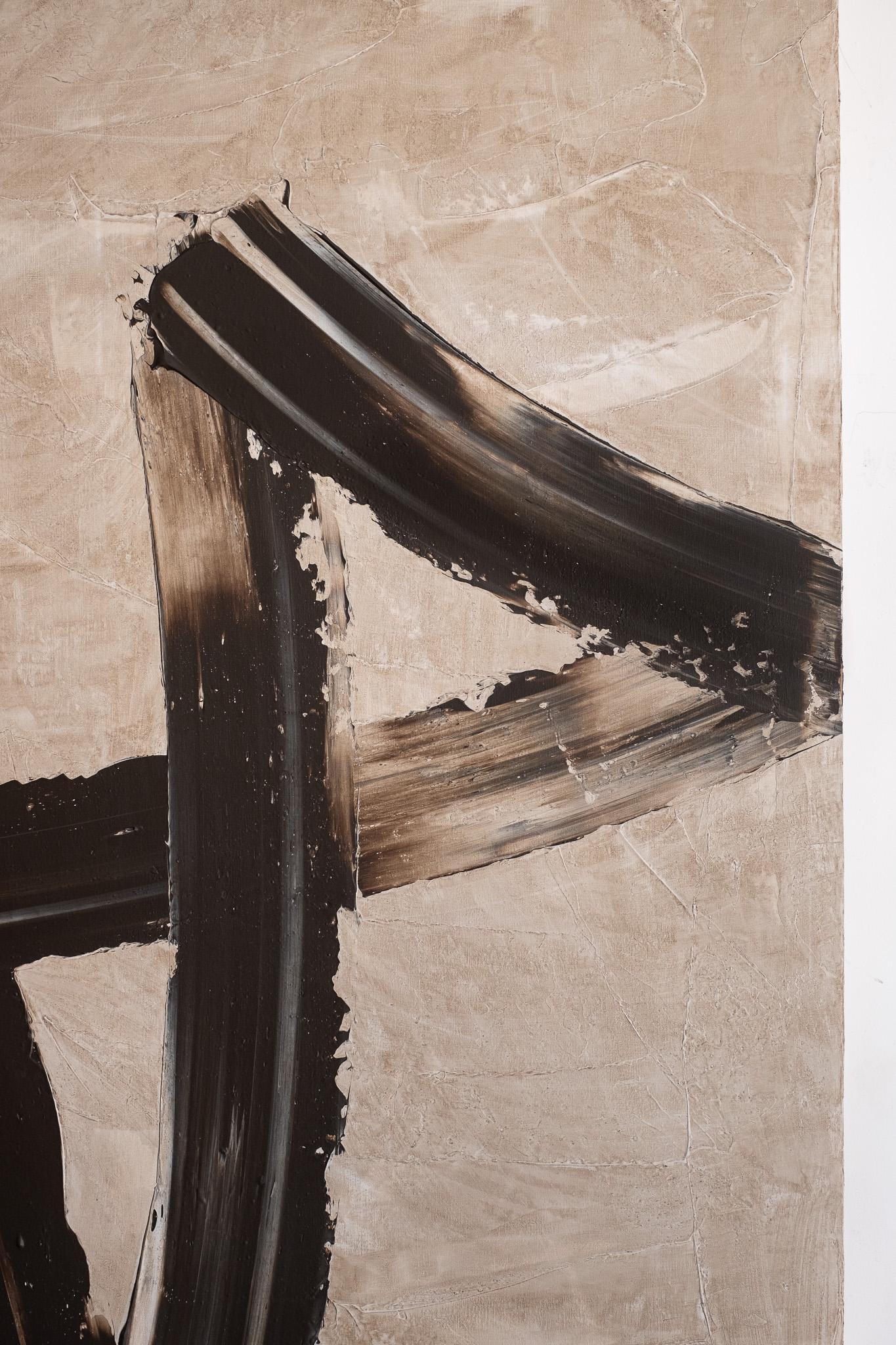 ABSTRACT Contemporary Abstract Patrick van Riemsdijk Earth colors Gestural For Sale 2