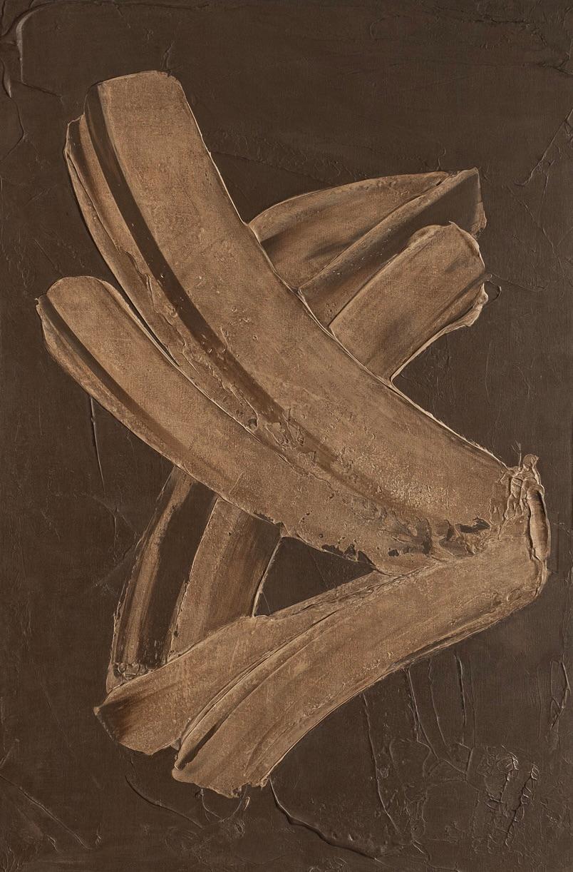 ABSTRACT Astratto contemporaneo Patrick van Riemsdijk Colori della terra Gestuale 3