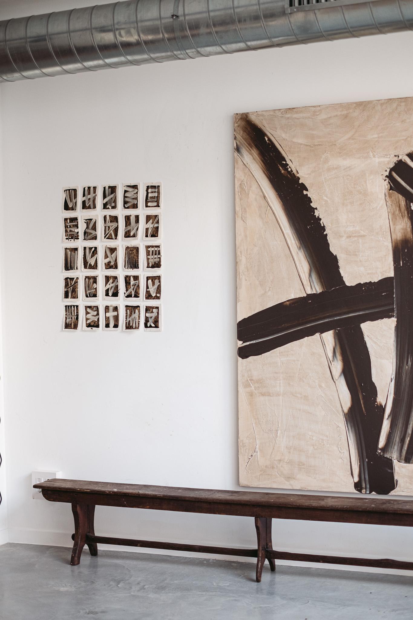 ABSTRACT Contemporary Abstract Patrick van Riemsdijk Earth colors Gestural For Sale 4