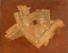 RESUMEN Abstracto contemporáneo Patrick van Riemsdijk Colores de la tierra Gestual
