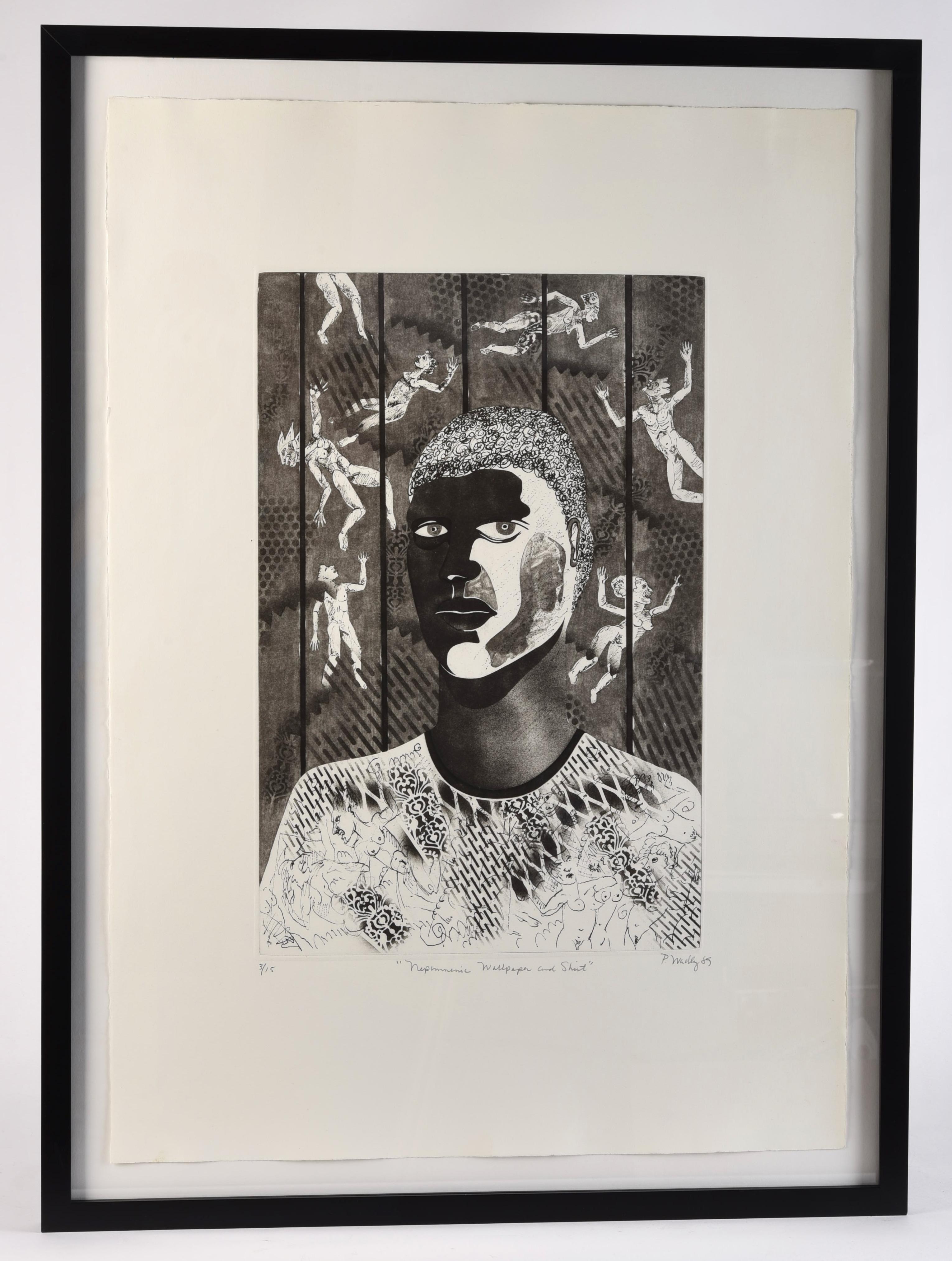 XX secolo Patrick Wadley (1950-1992) Stampa astratta firmata in vendita