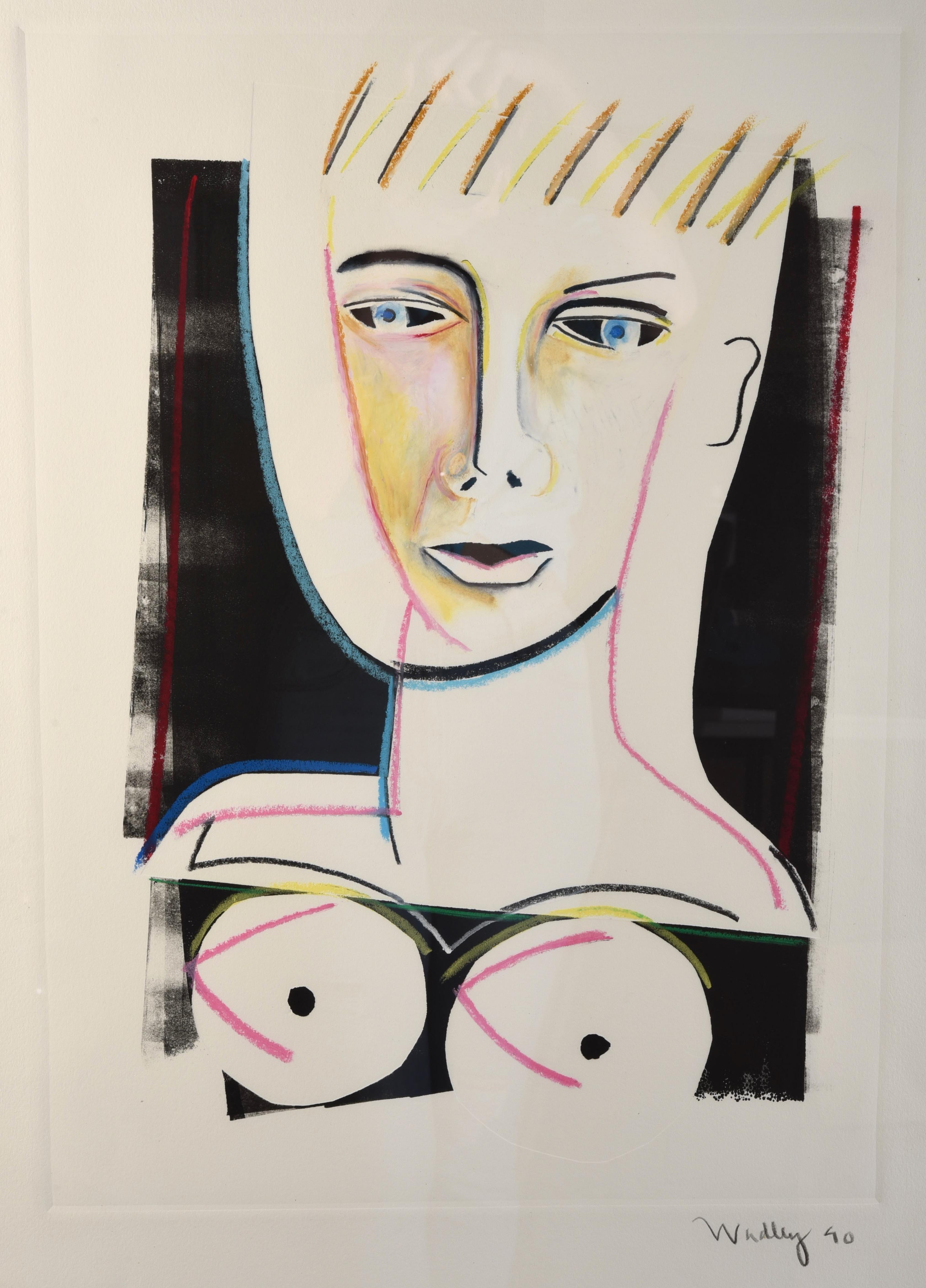Patrick Wadley (1950-1992) Signierter, nummerierter Aktdruck (Moderne der Mitte des Jahrhunderts) im Angebot