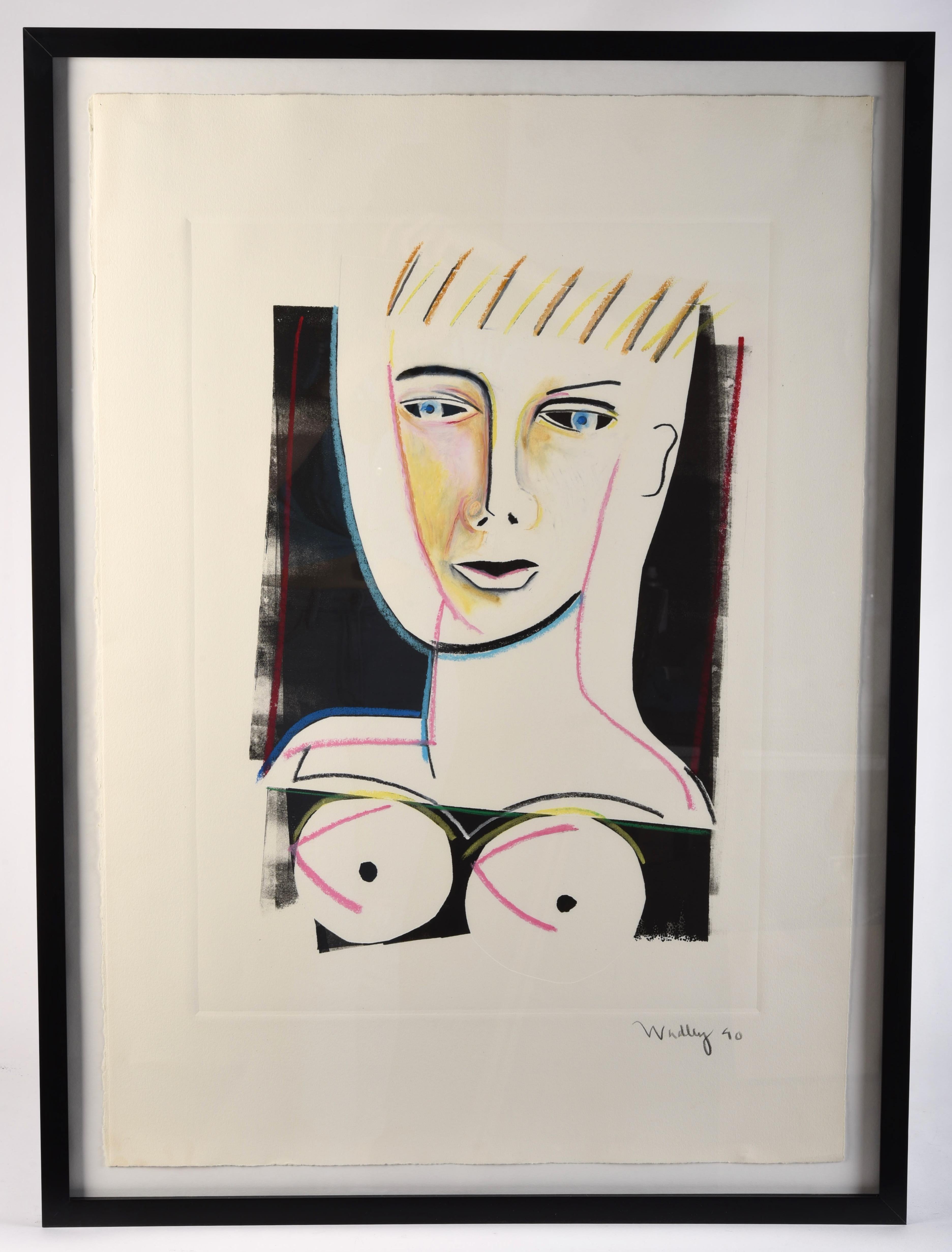 Patrick Wadley (1950-1992) Signed Nude Numbered Print In Good Condition For Sale In Sarasota, FL