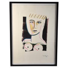 Patrick Wadley (1950-1992) Signed Nude Numbered Print