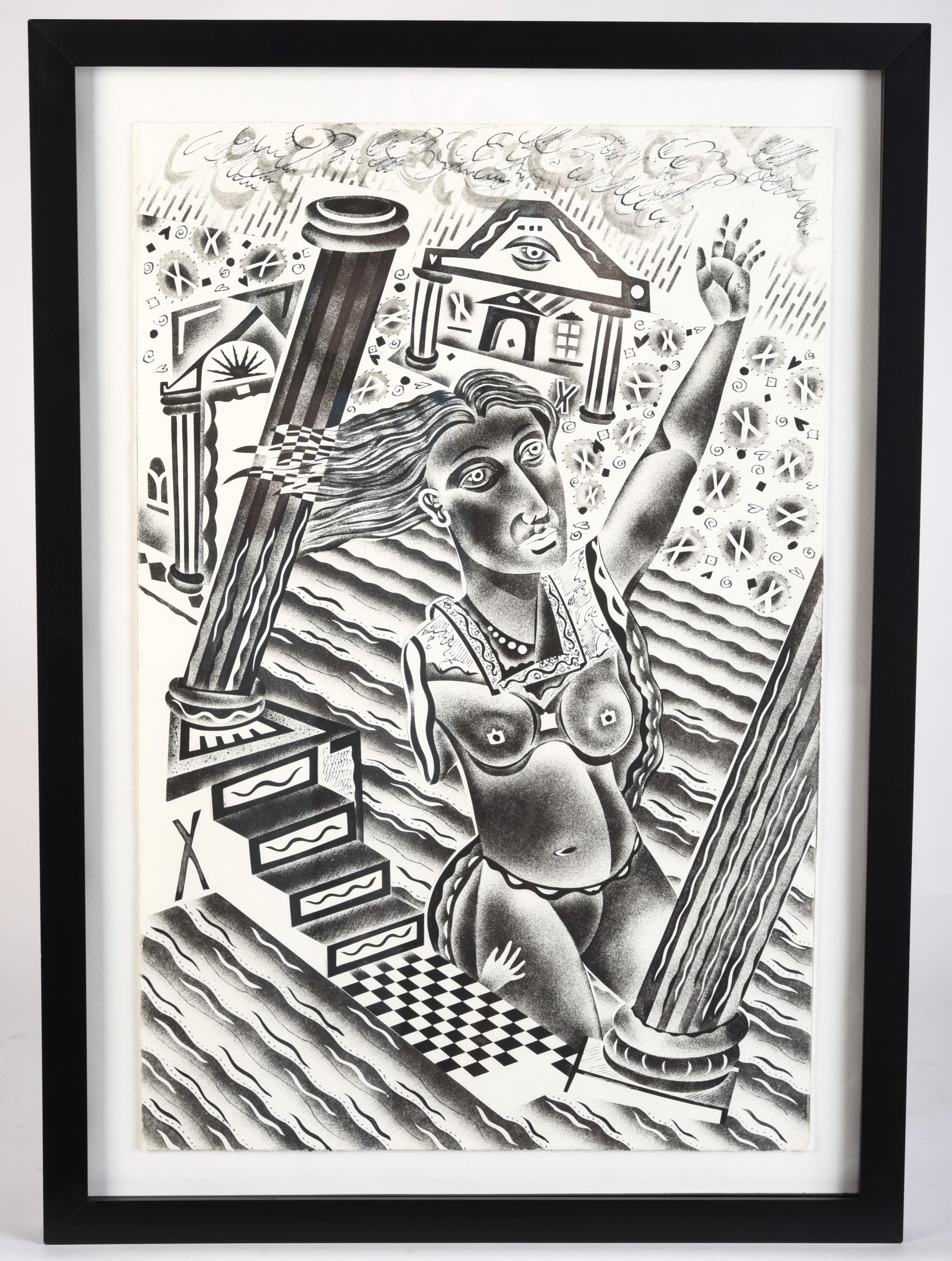 Patrick Wadley (1950-1992) Impresión de desnudo firmada Moderno de mediados de siglo en venta