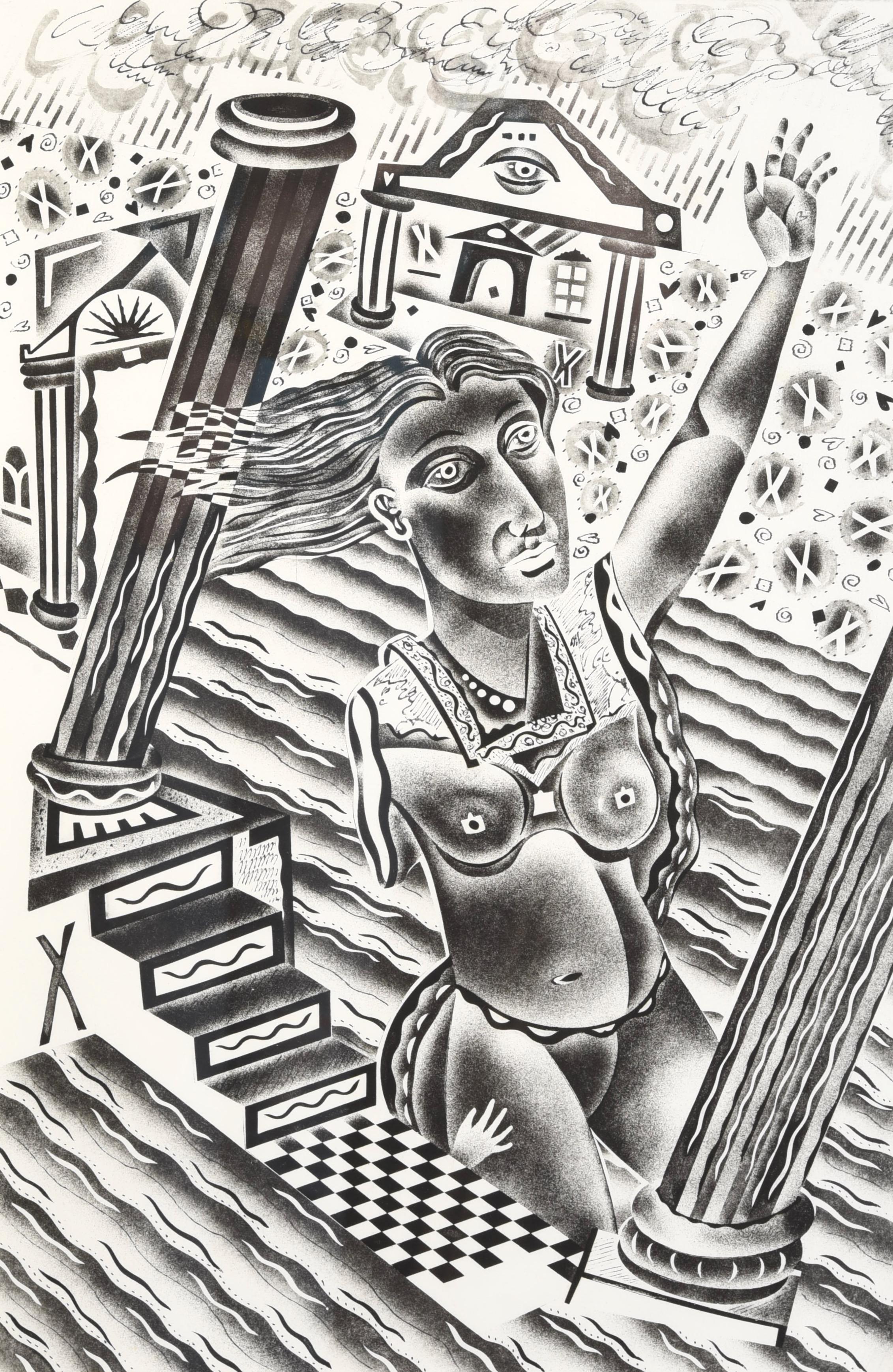 Patrick Wadley (1950-1992) Impresión de desnudo firmada Estadounidense en venta