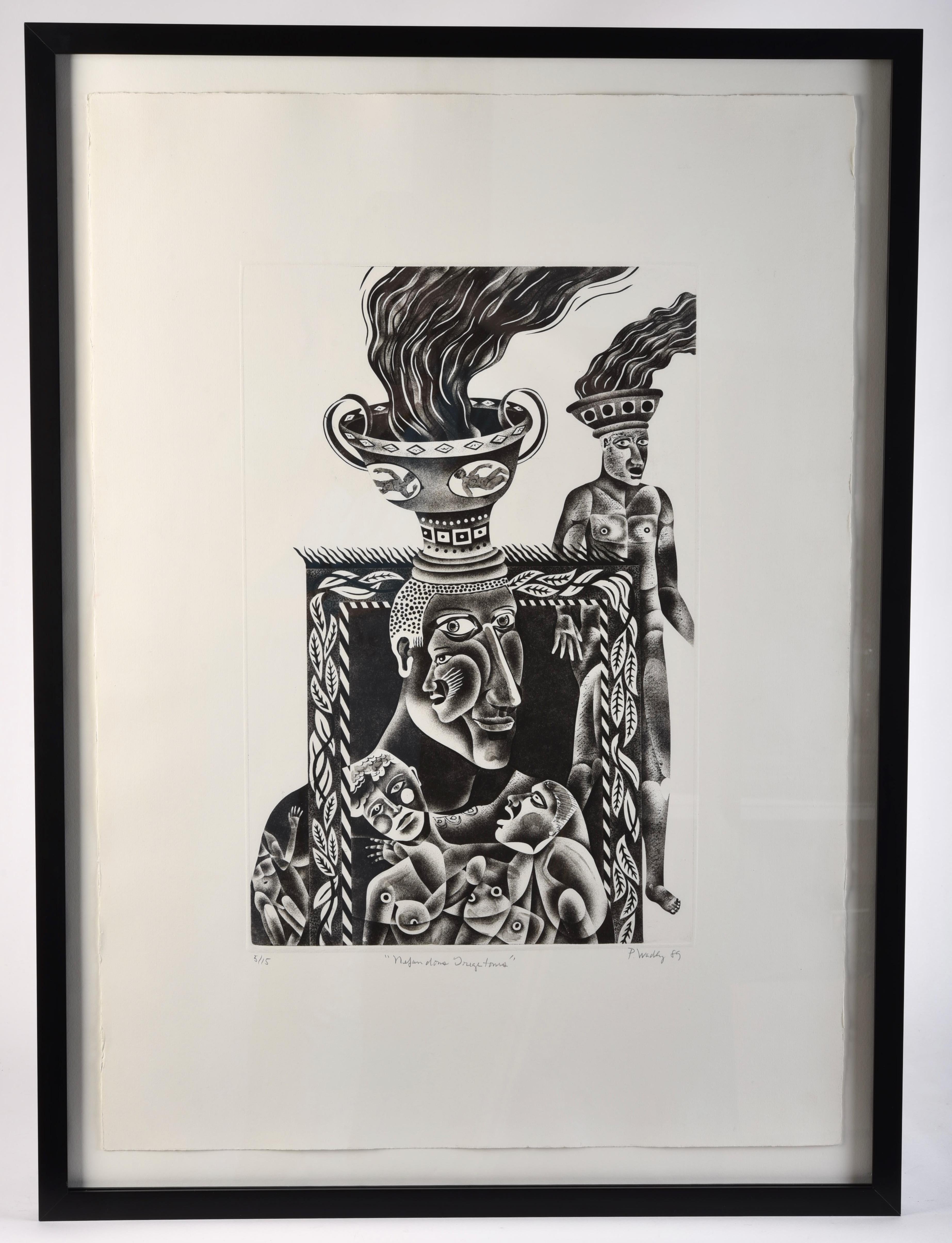 20th Century Patrick Wadley (1950-1992) Signed Numbered Print For Sale