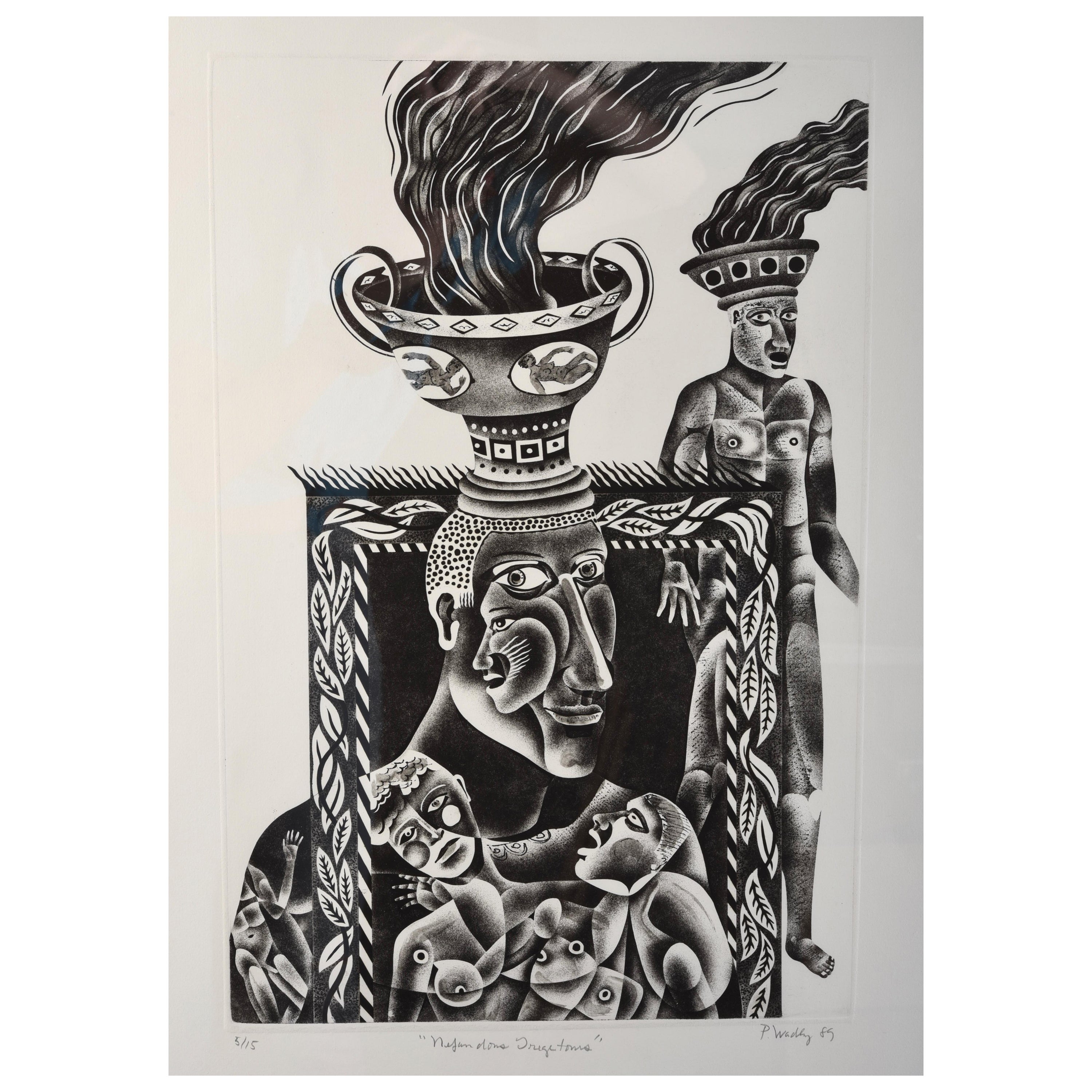 Patrick Wadley (1950-1992) Signed Numbered Print