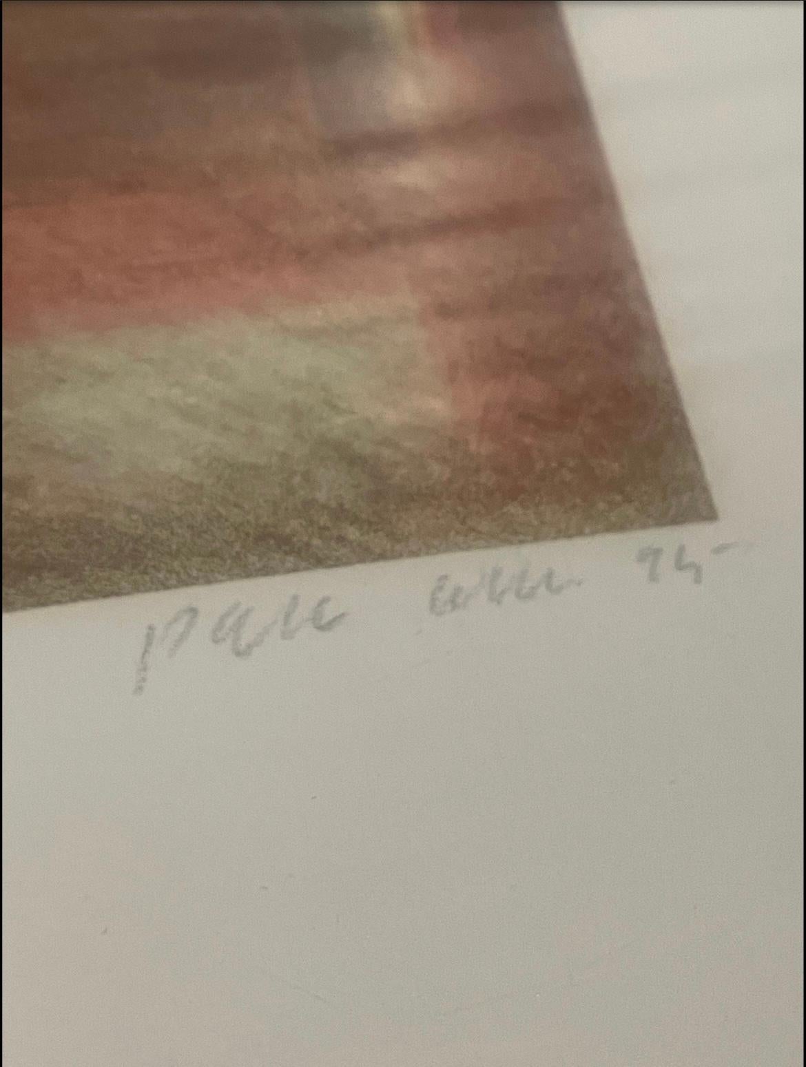 Dies ist ein Patrick Webb Lithographie 