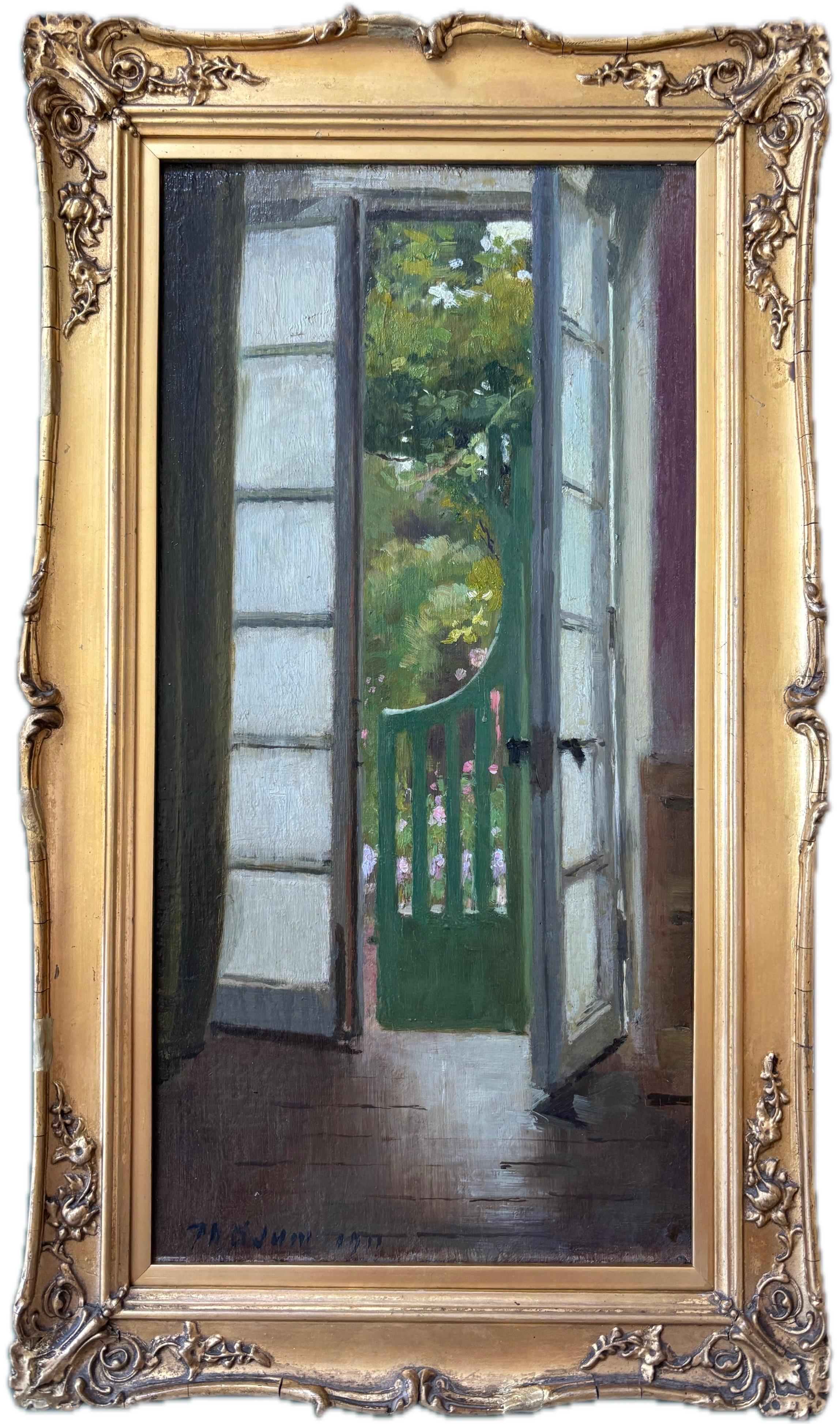 Patrick William Adam, peinture à l'huile impressionniste écossaise, Intérieur d'atelier