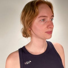 Patriotic 18k White Gold, Diamond, and Spinel USA Flag Brooch or Pin