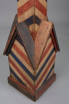 Patriotic Barber Pole